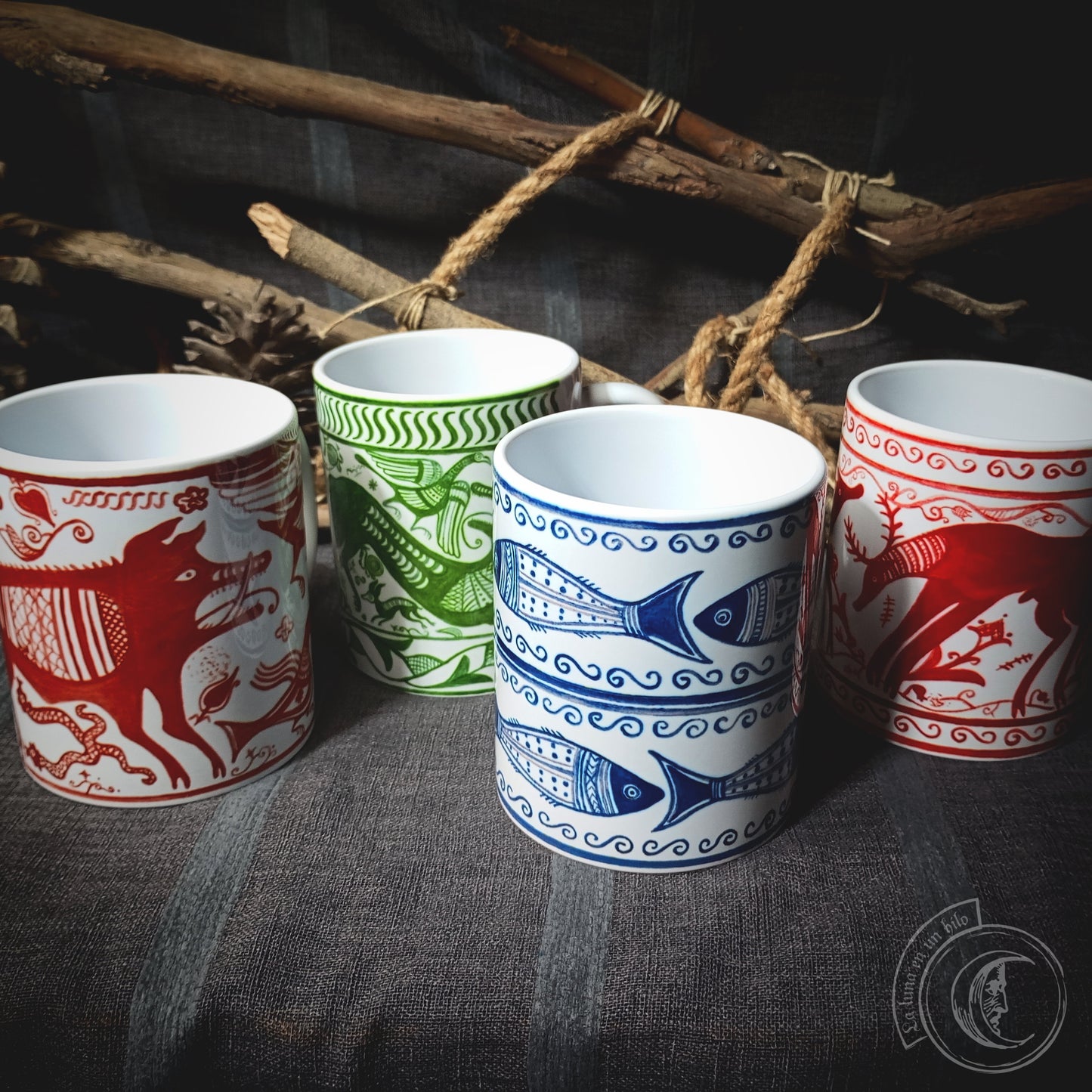 Celtiberian Mug SET (4x MUGS)
