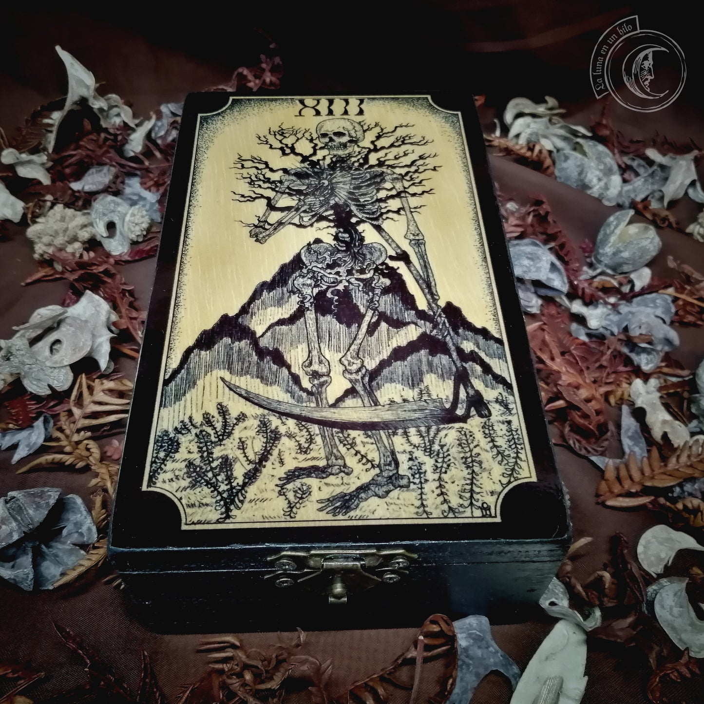 Tarot jewelry box - The Death -