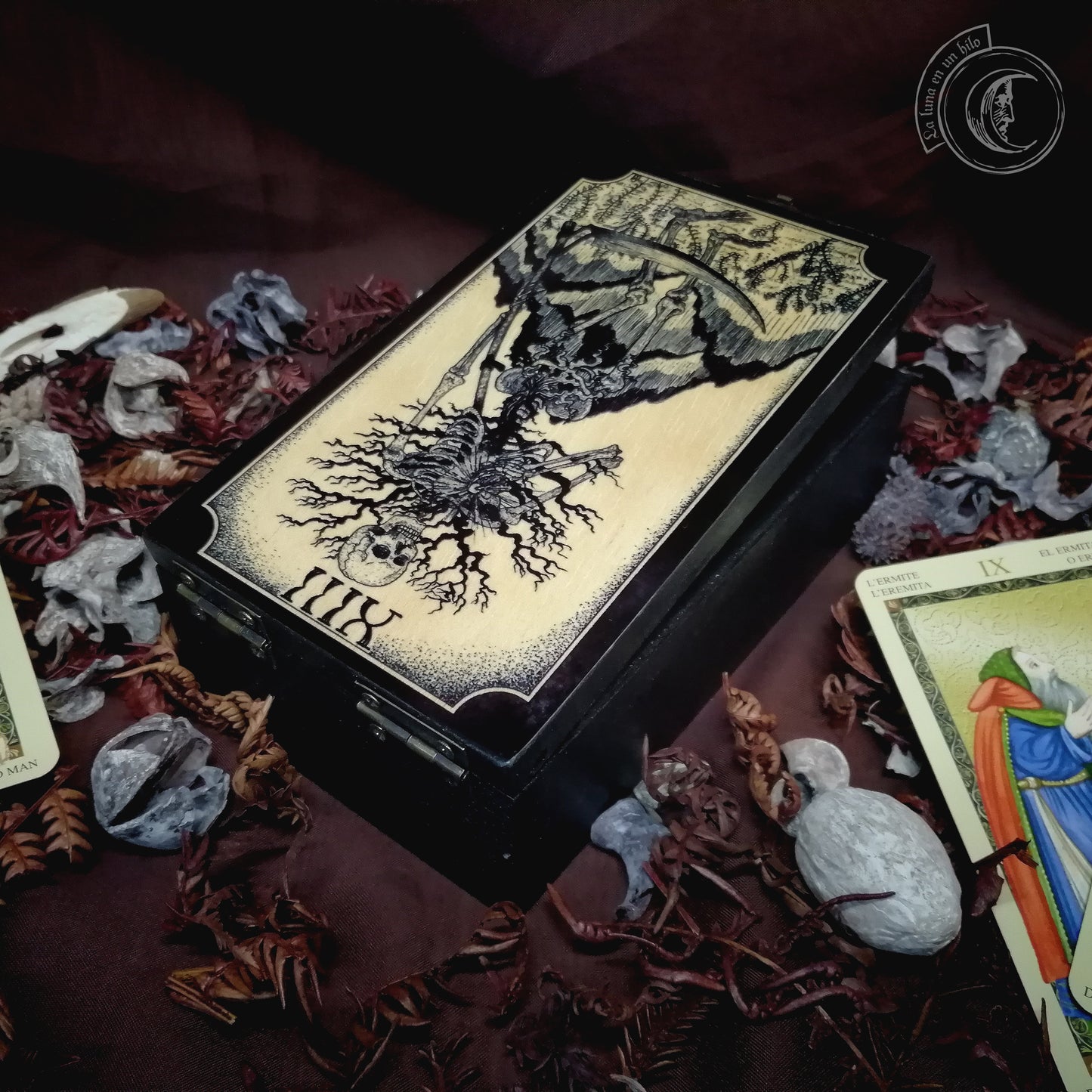 Tarot jewelry box - The Death -
