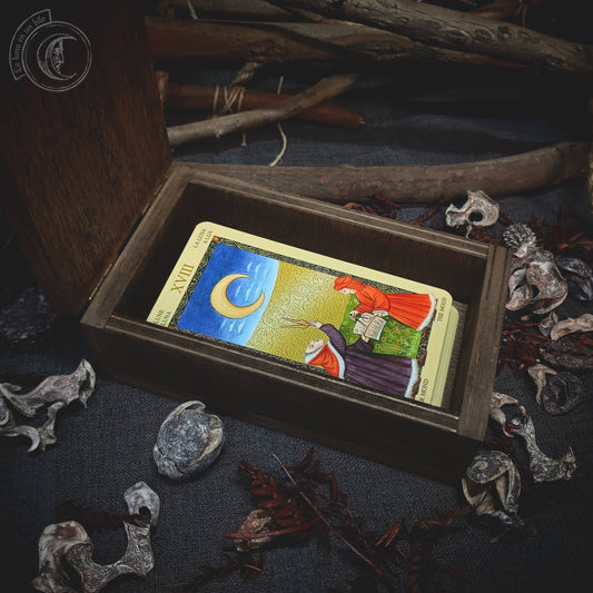 Tarot jewelry box - Baba Yaga's Hut -