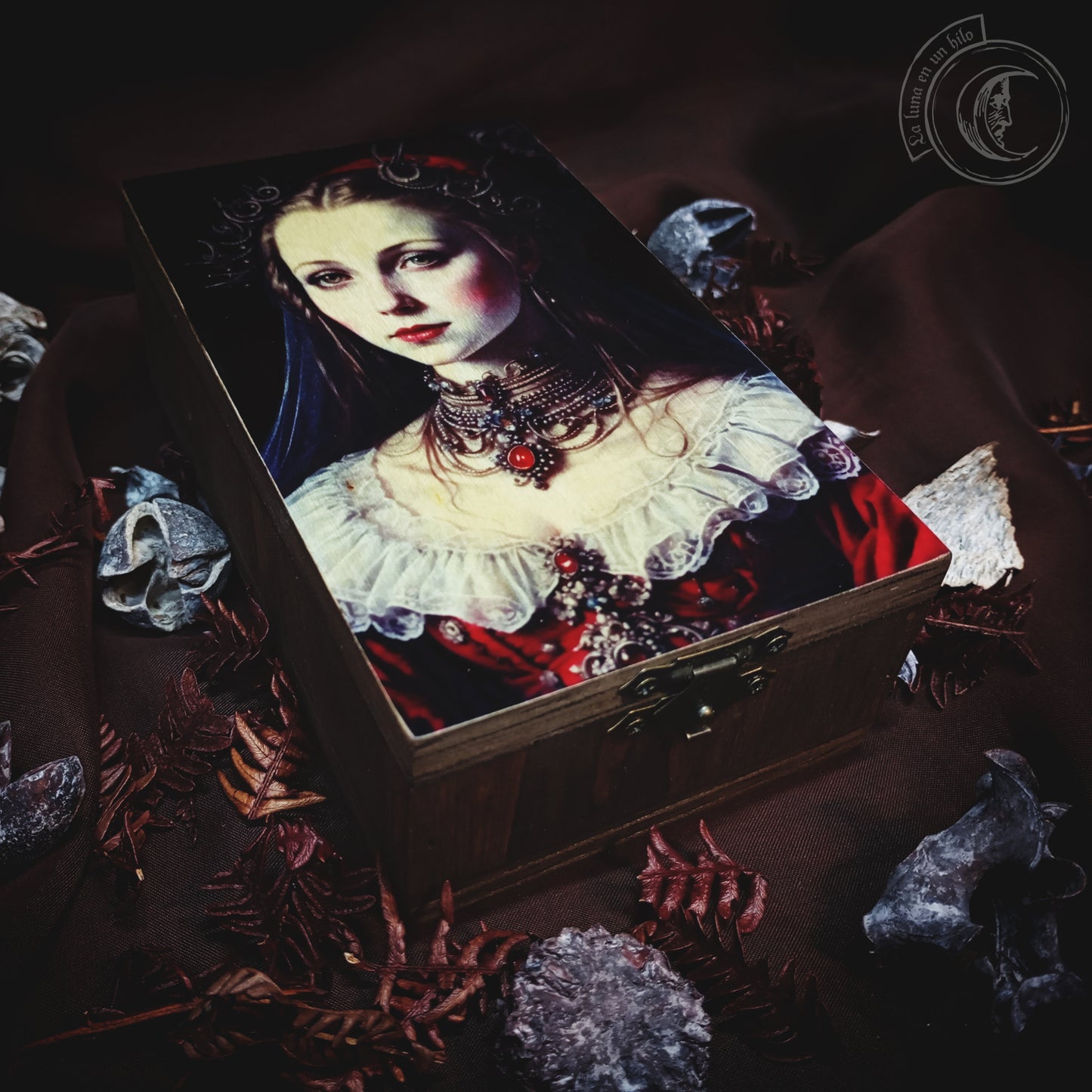 Tarot jewelry box - Elizabeth Bathory -