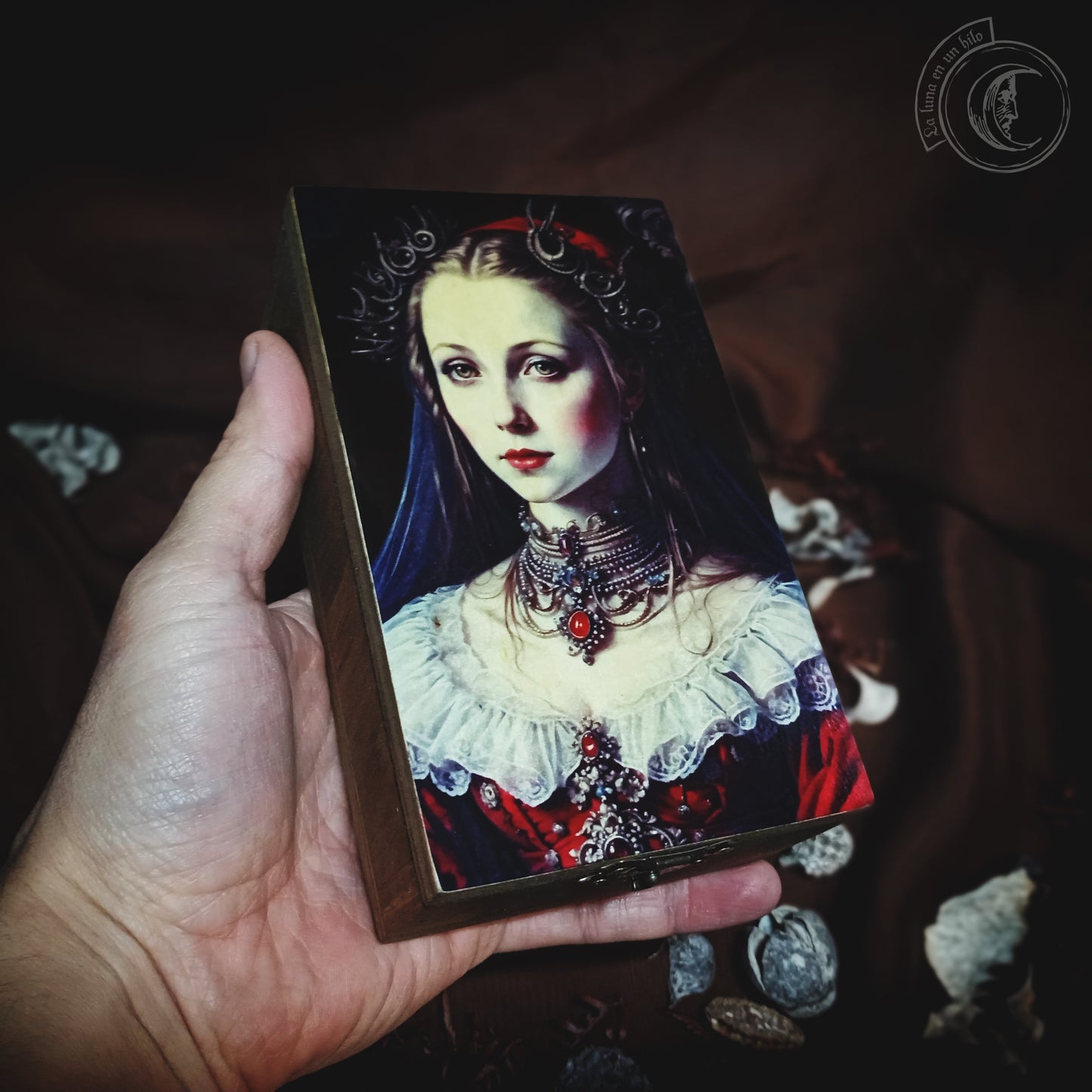 Tarot jewelry box - Elizabeth Bathory -