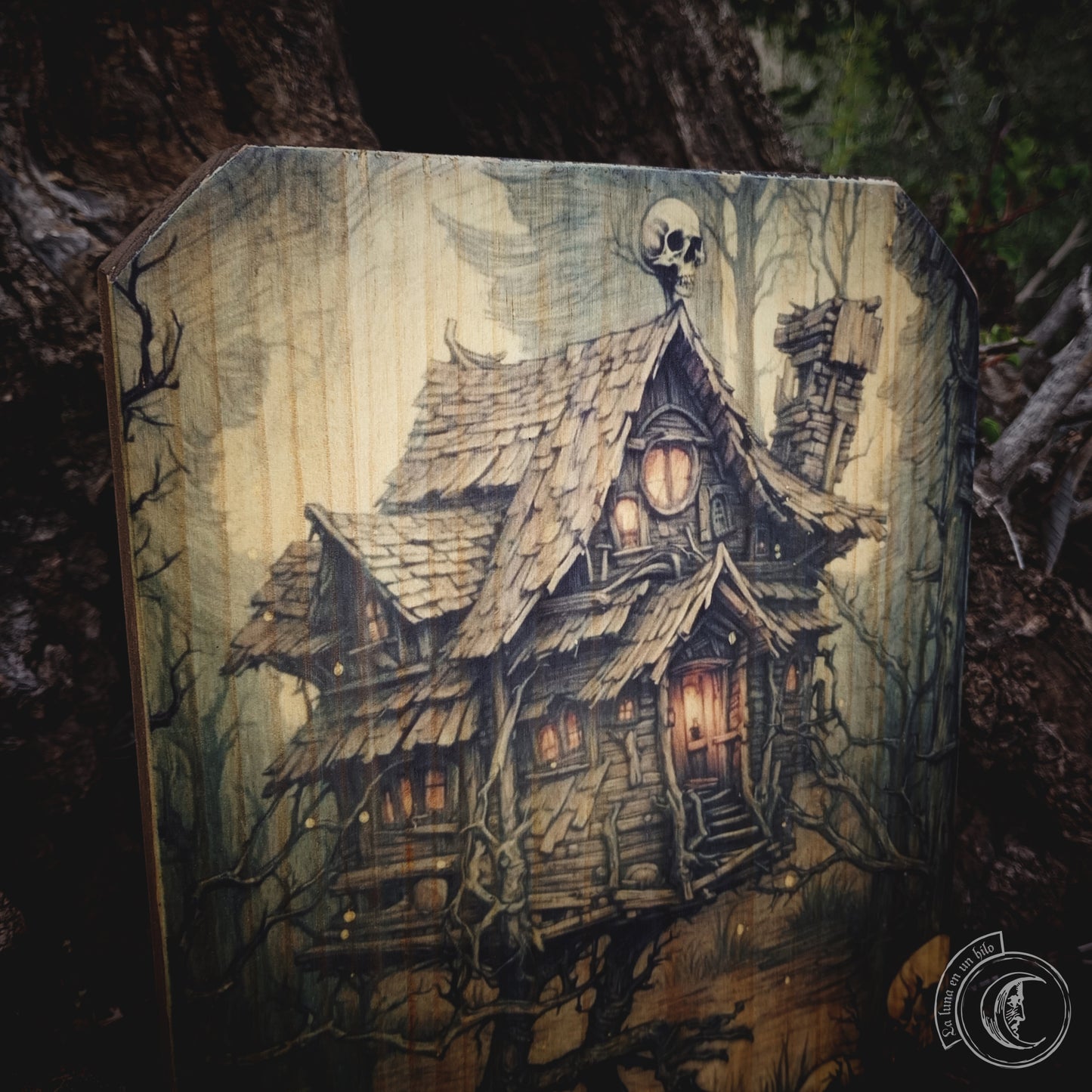 Ritual Altar Candle holder - Baba Yaga's Hut -