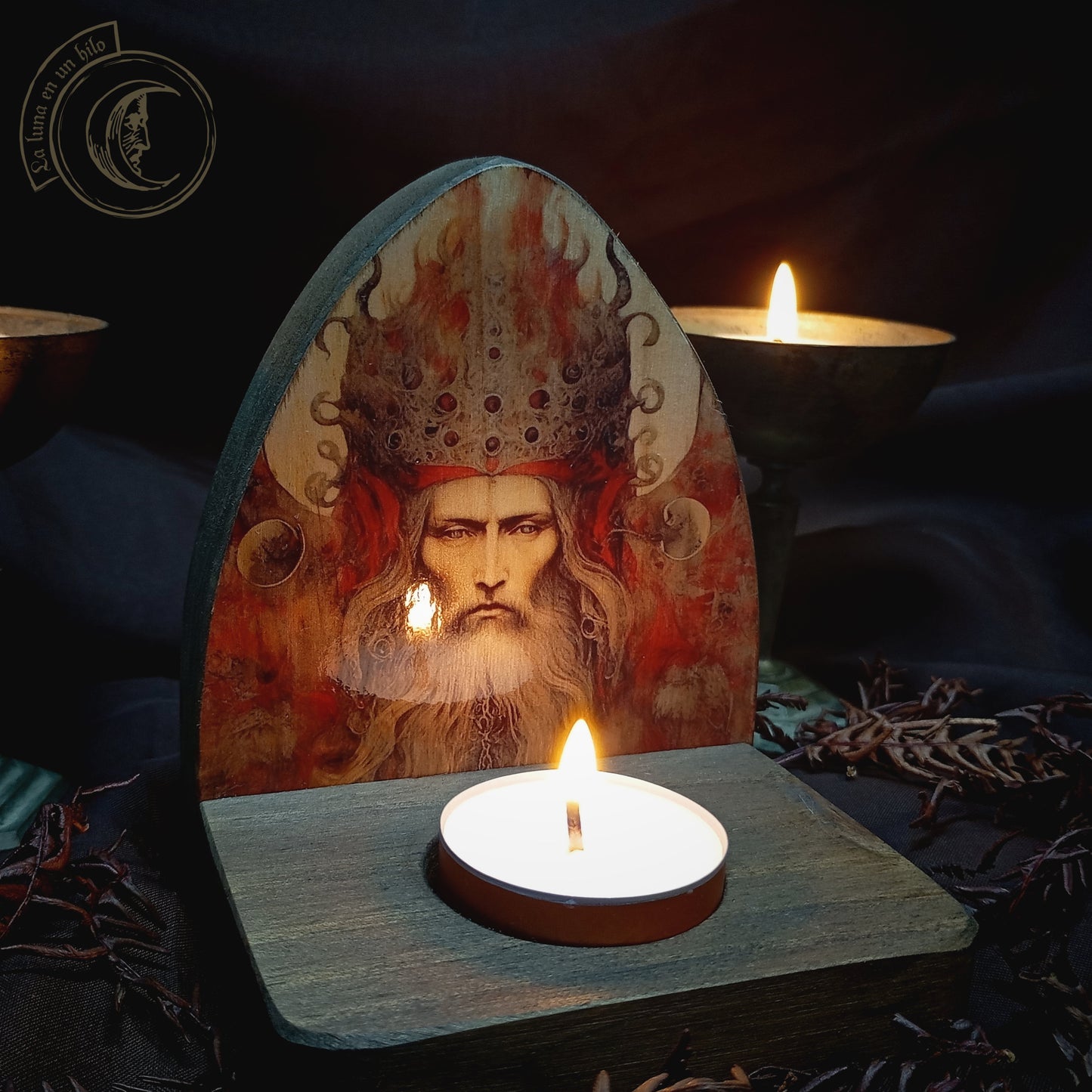 Ahura Mazda - Candle Holder -