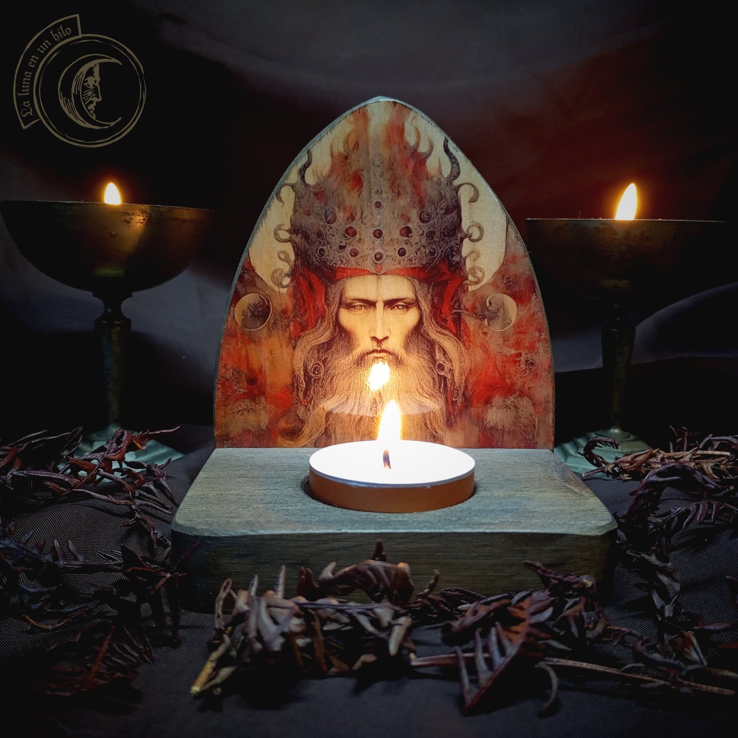 Ahura Mazda - Candle Holder -