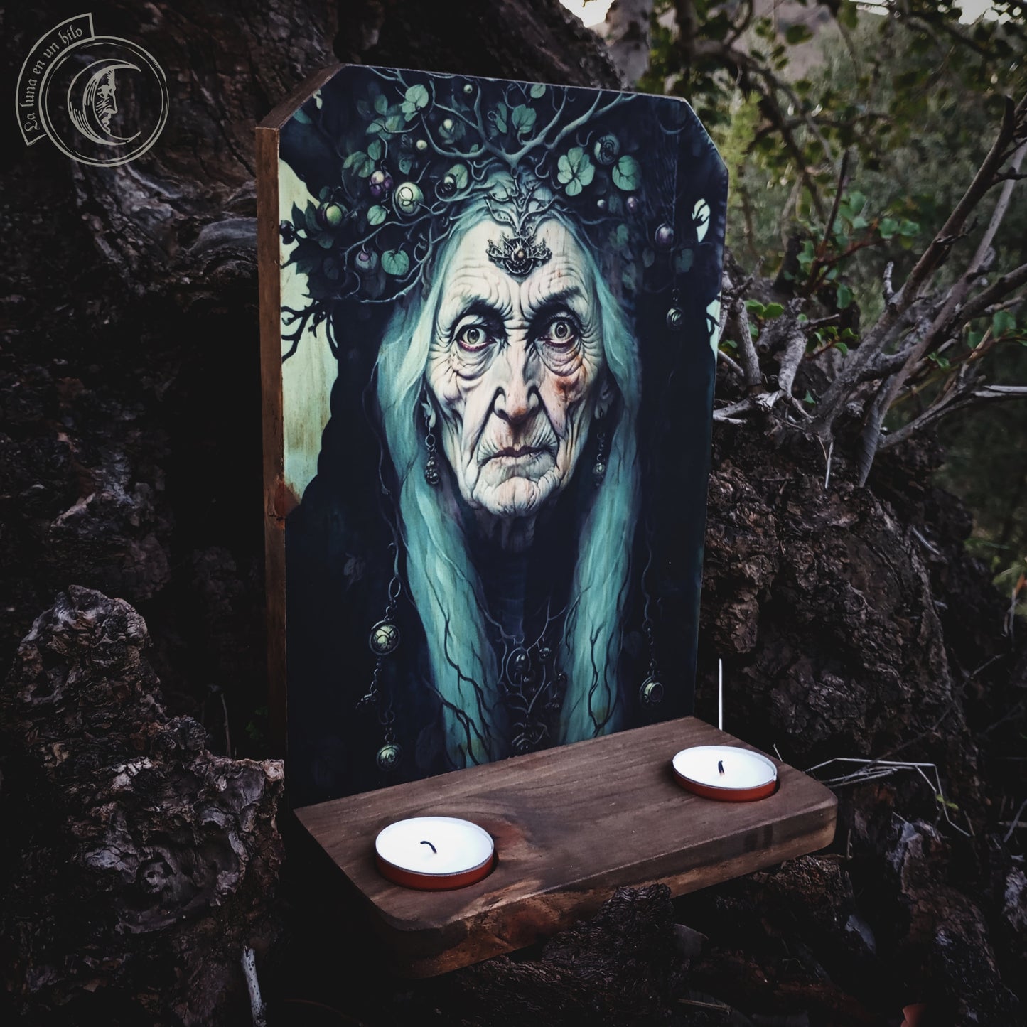 Ritual Altar Candle holder - Baba Yaga -