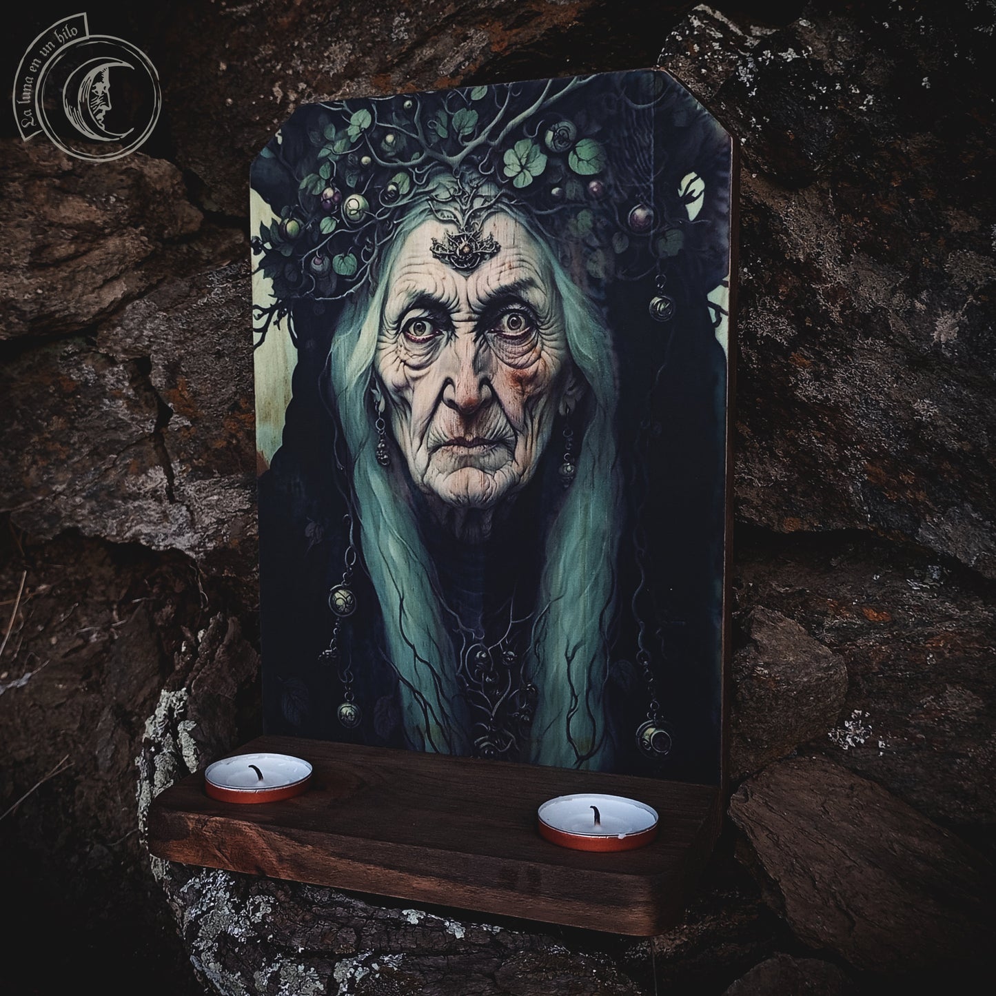 Ritual Altar Candle holder - Baba Yaga -