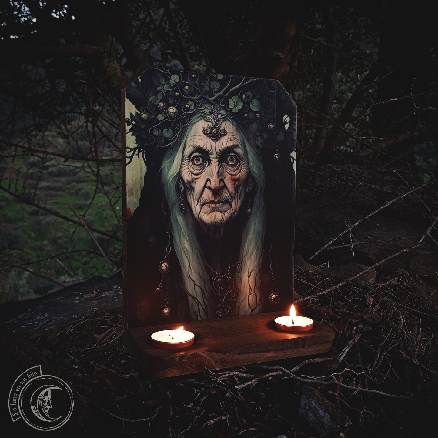 Ritual Altar Candle holder - Baba Yaga -