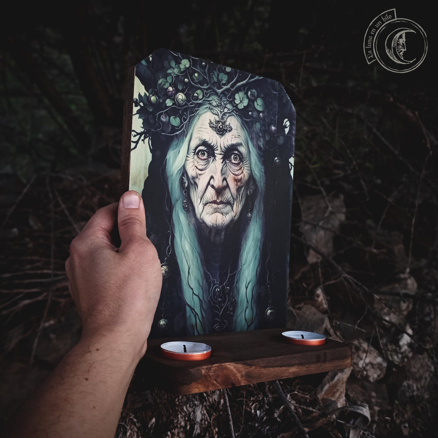 Ritual Altar Candle holder - Baba Yaga -