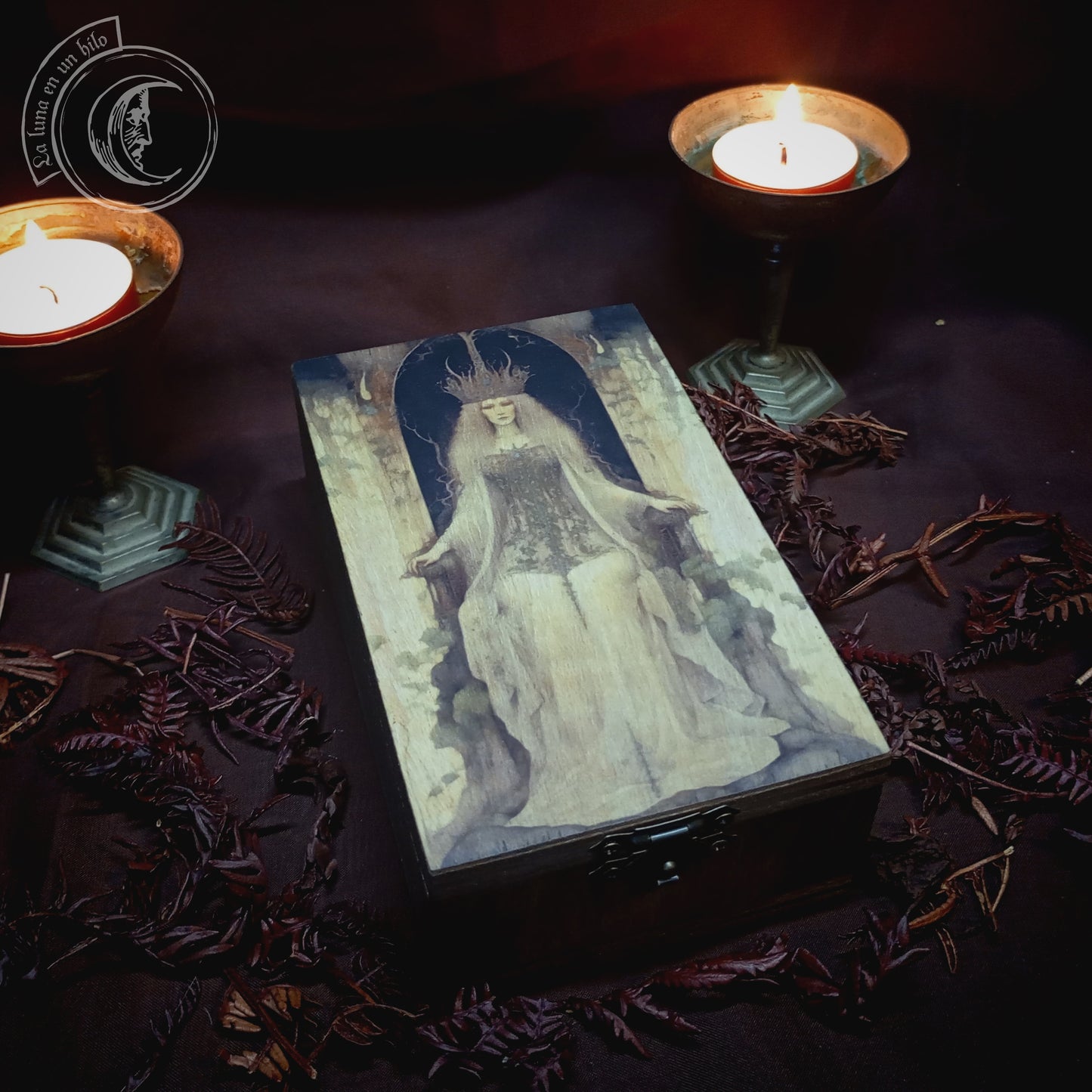 Tarot jewelry box - The Empress -