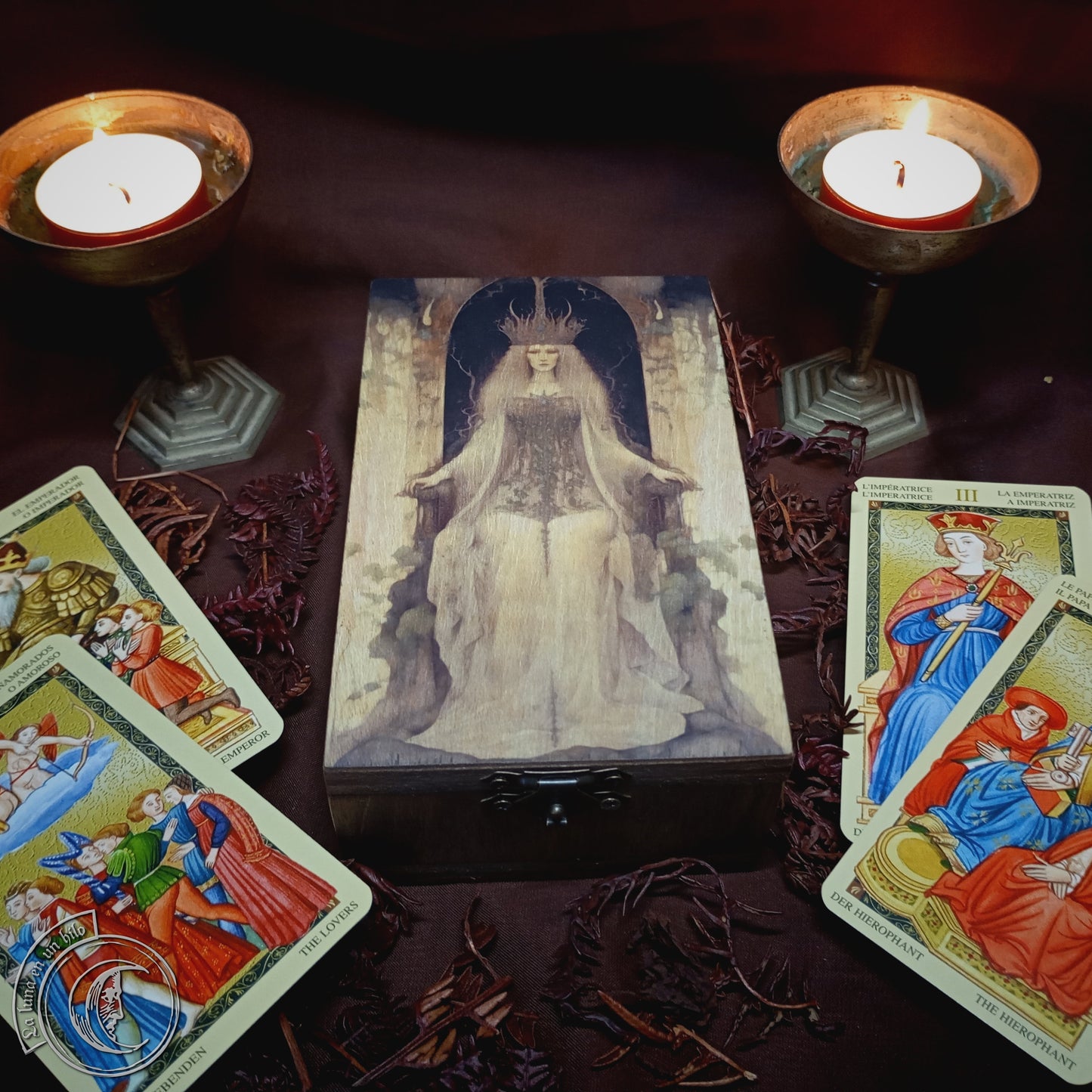 Tarot jewelry box - The Empress -