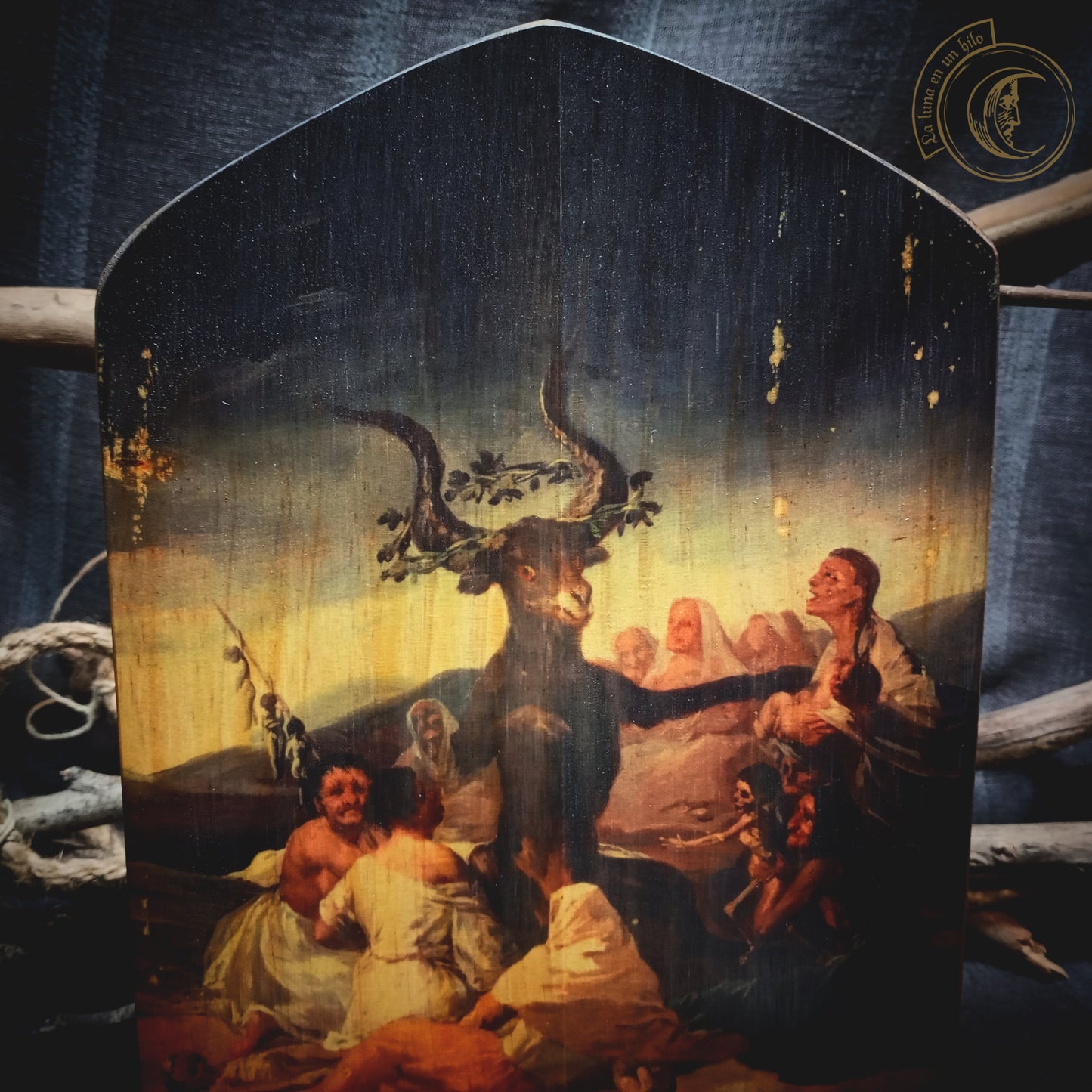 Ritual Altar Candle holder - Witches' Sabbath (Goya) -