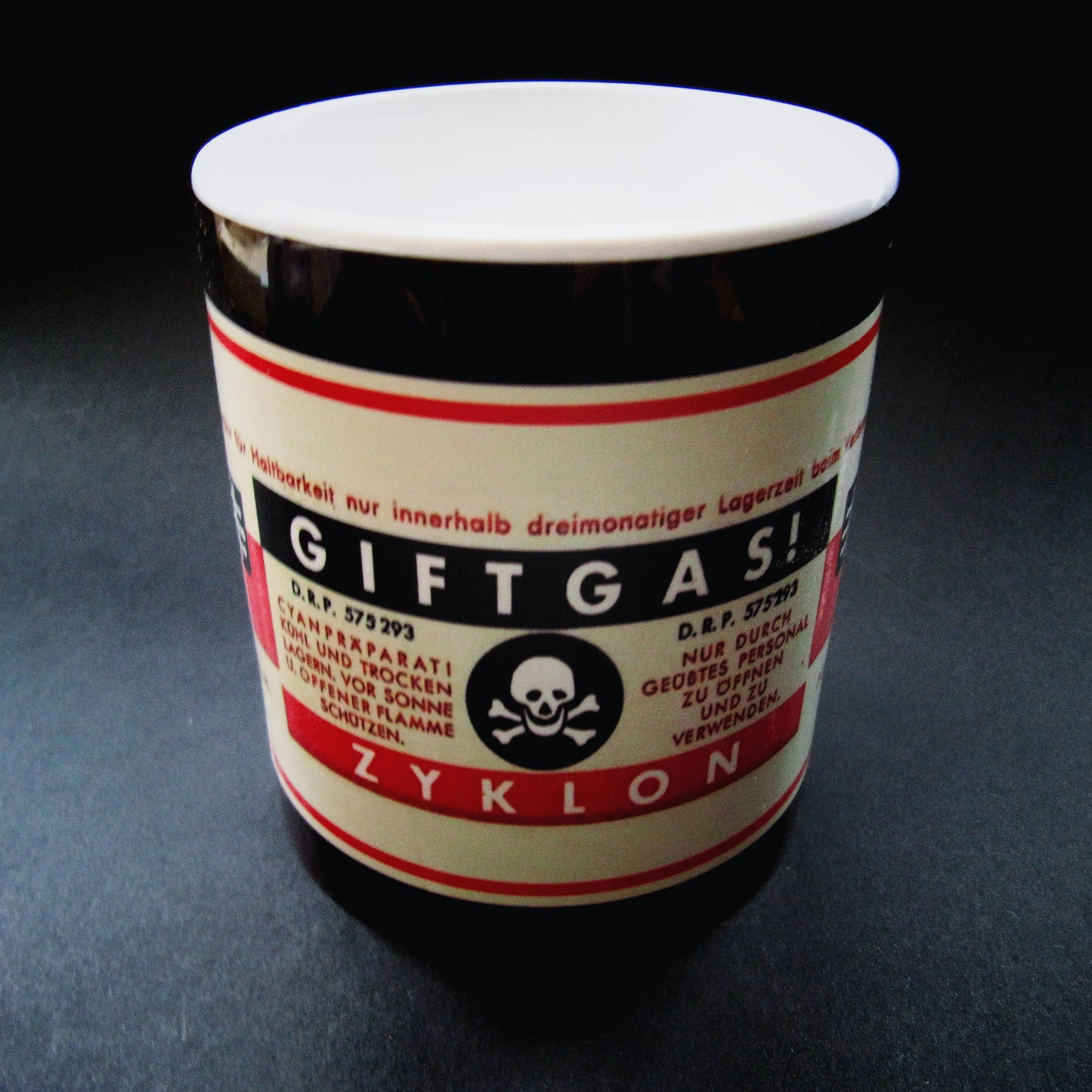 Vintage ceramic mug 11 oz - Zyklon B II -