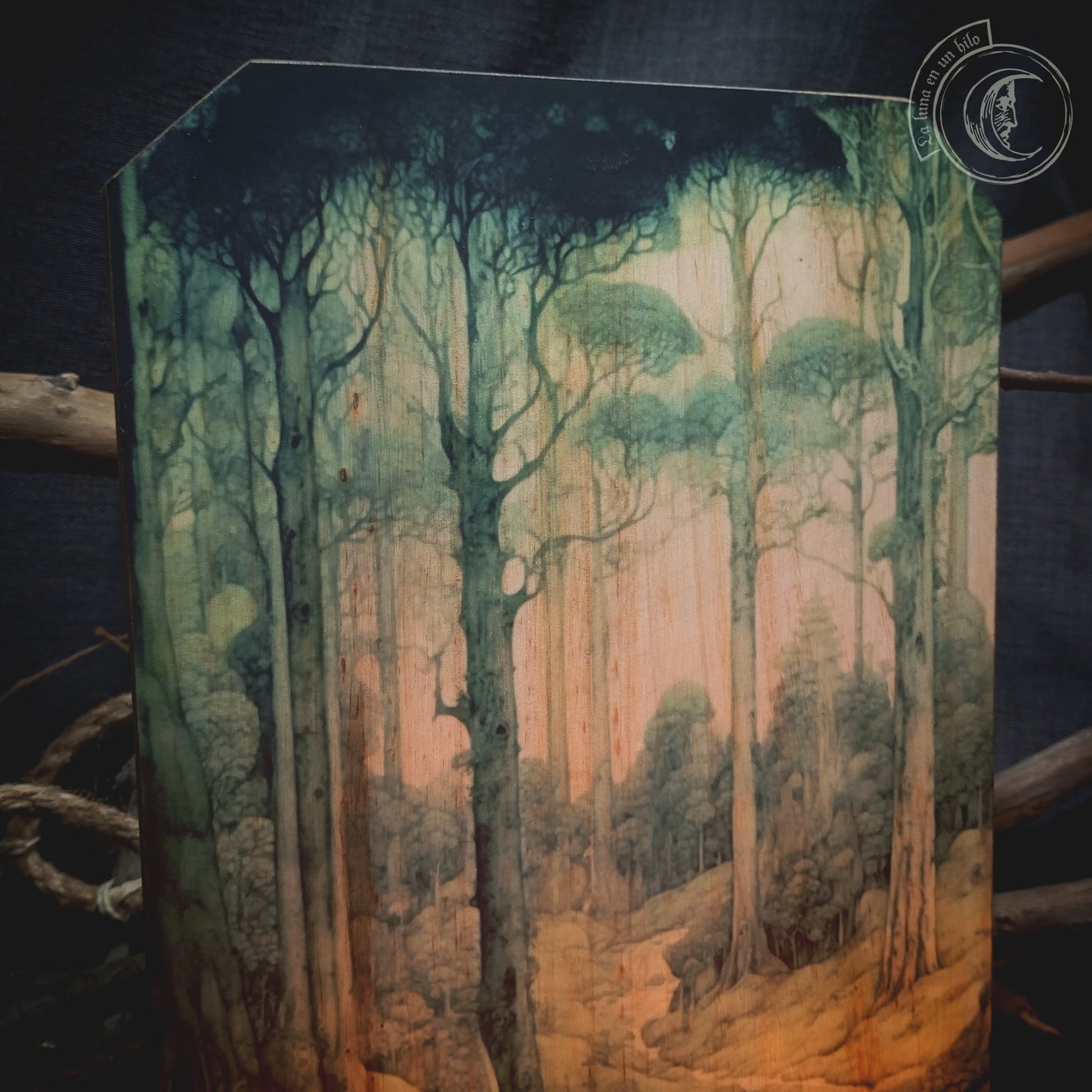 Ritual Altar Candle holder - Forest -