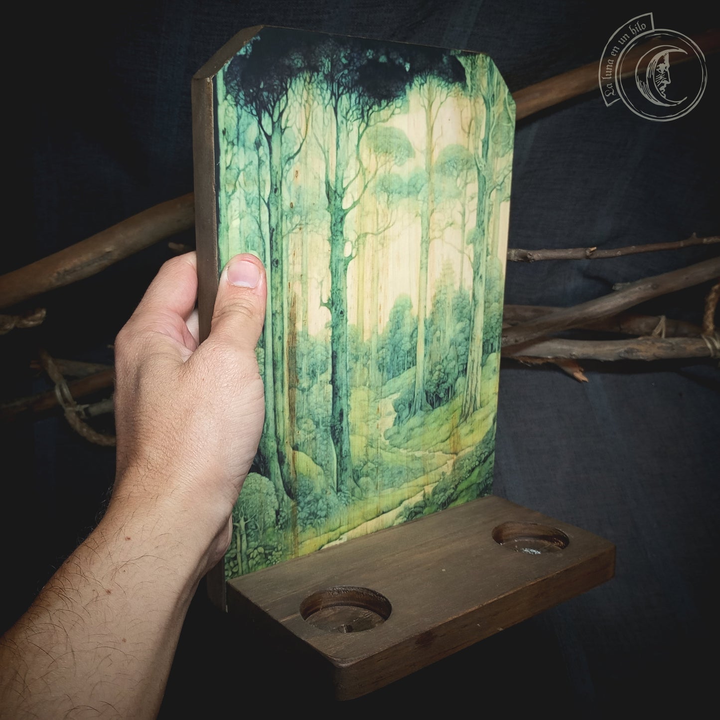 Ritual Altar Candle holder - Forest -