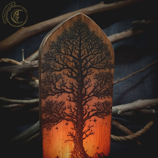 Yggdrasil, Baum des Lebens - Wandkerzenhalter -