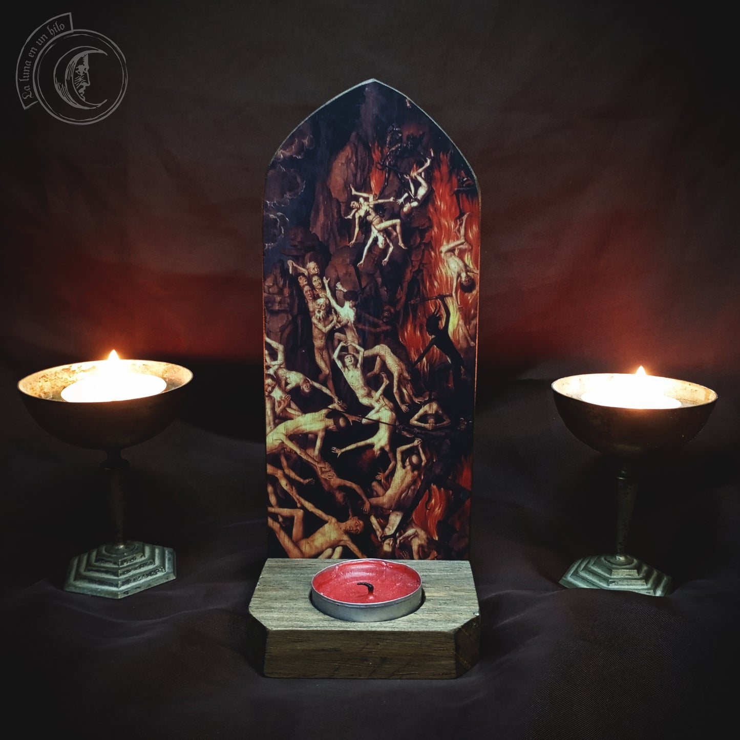 The Last Judgment, Hans Memling - Wall Candle Holder -
