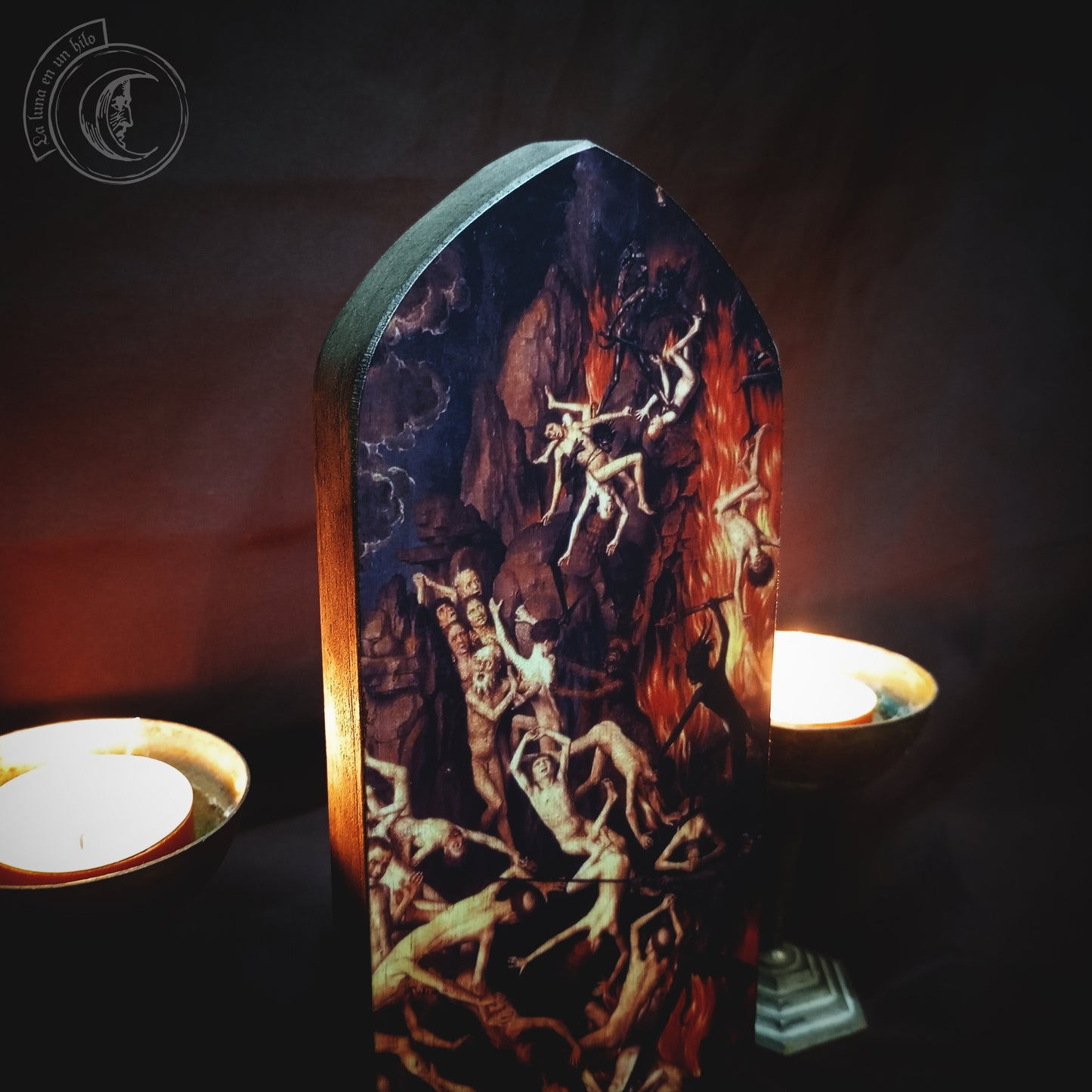 The Last Judgment, Hans Memling - Wall Candle Holder -