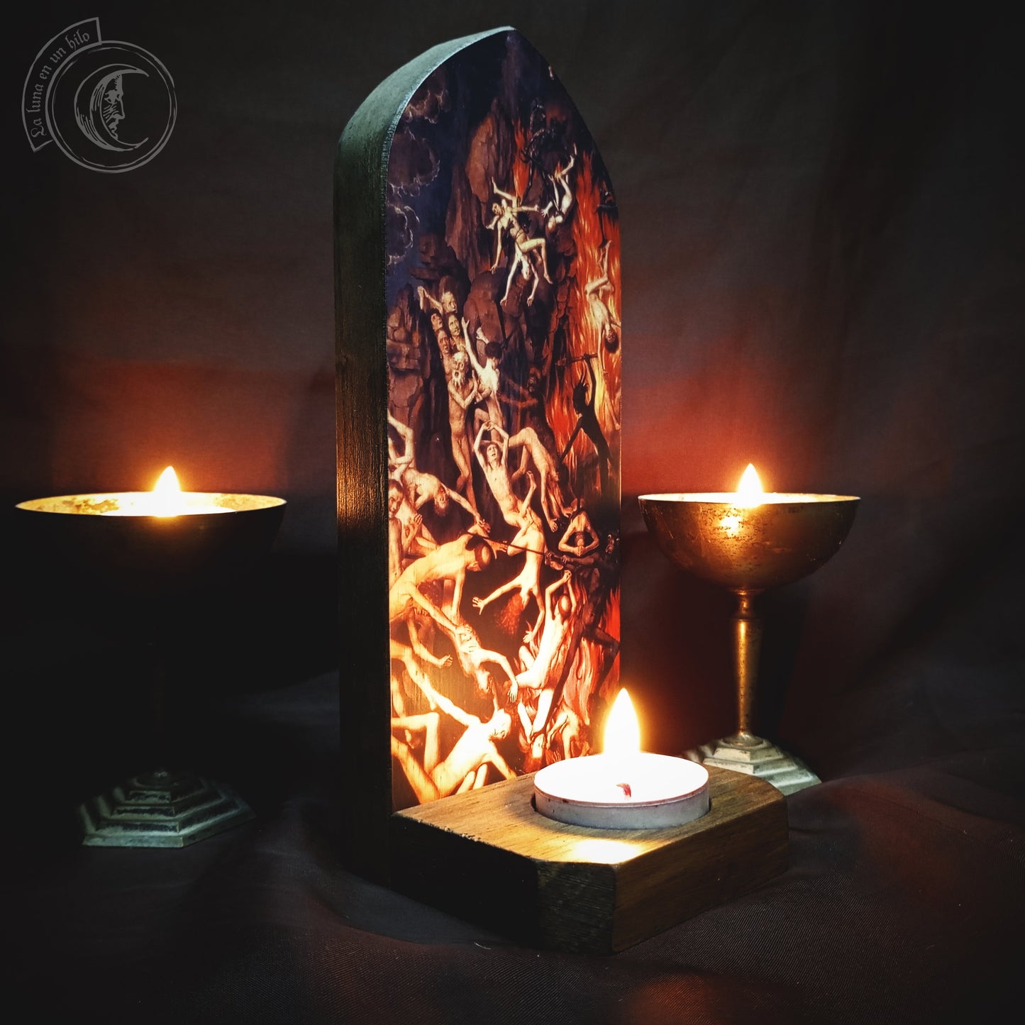 The Last Judgment, Hans Memling - Wall Candle Holder -