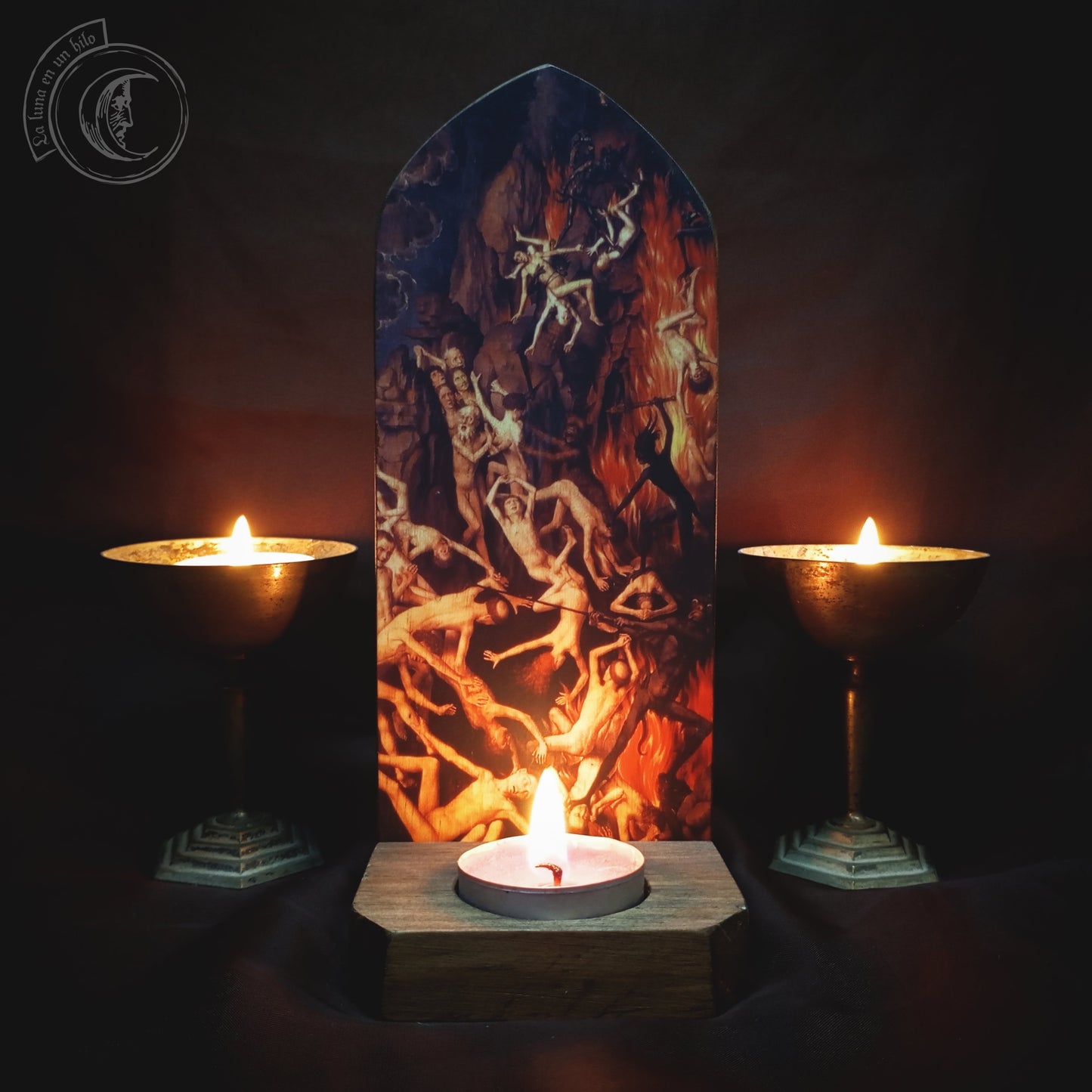 The Last Judgment, Hans Memling - Wall Candle Holder -