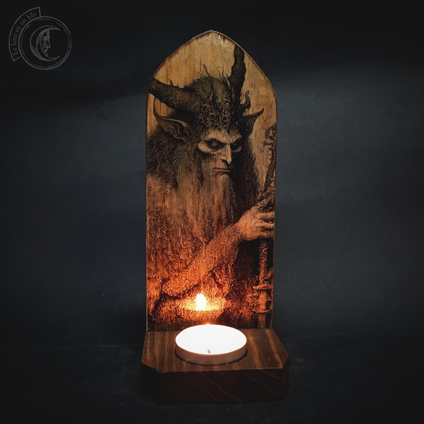 Lucifer - Wall Candle Holder -