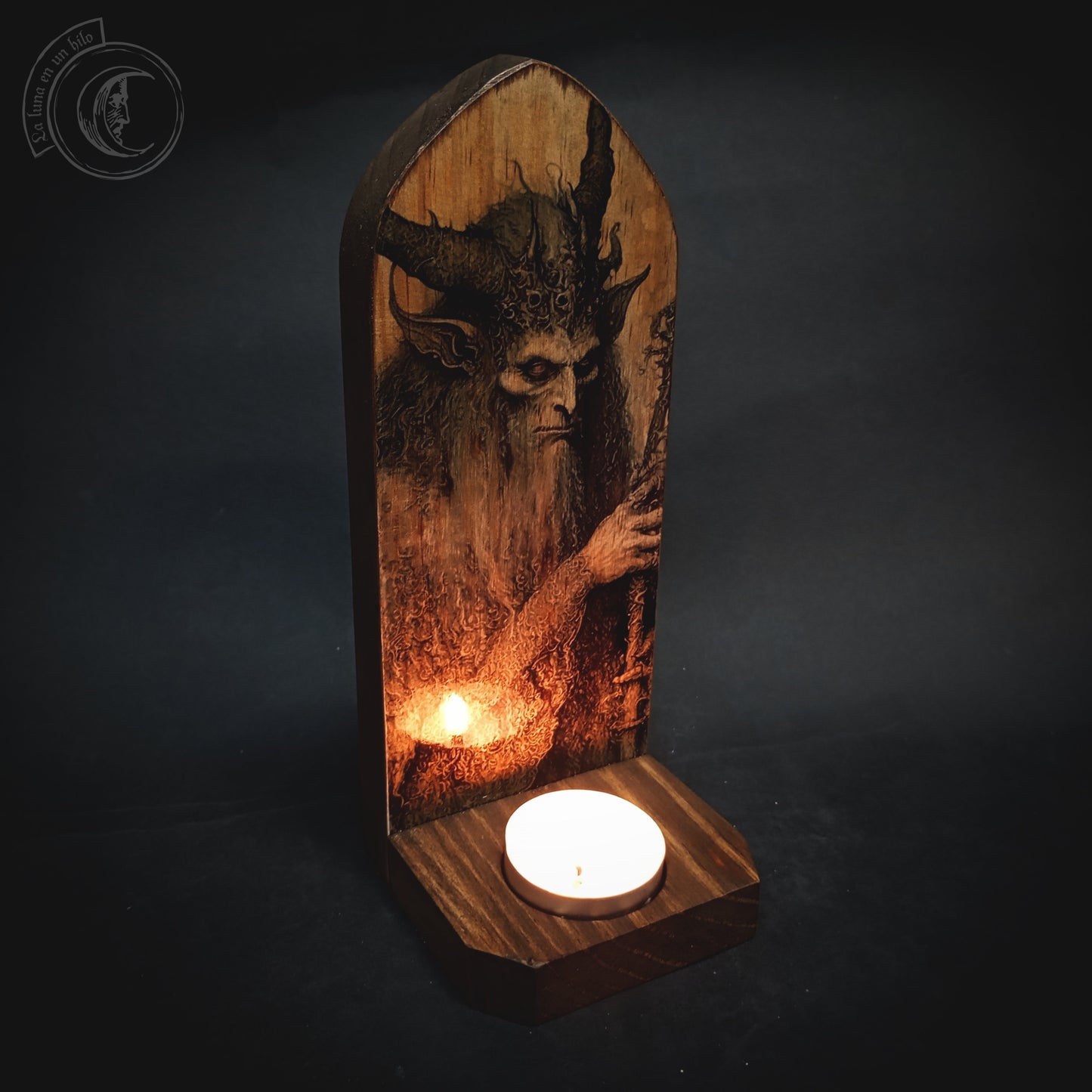 Lucifer - Wall Candle Holder -