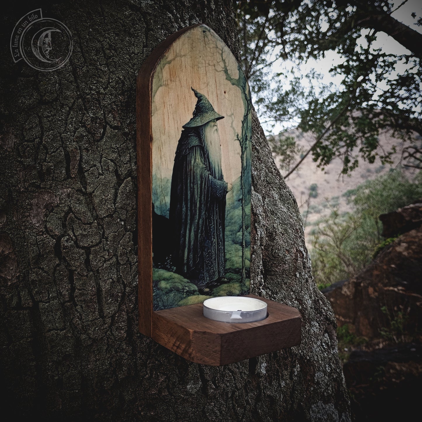 Wizard - Wall Candle Holder -