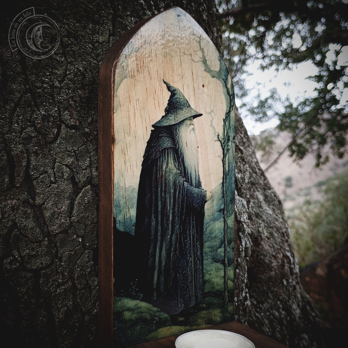 Wizard - Wall Candle Holder -