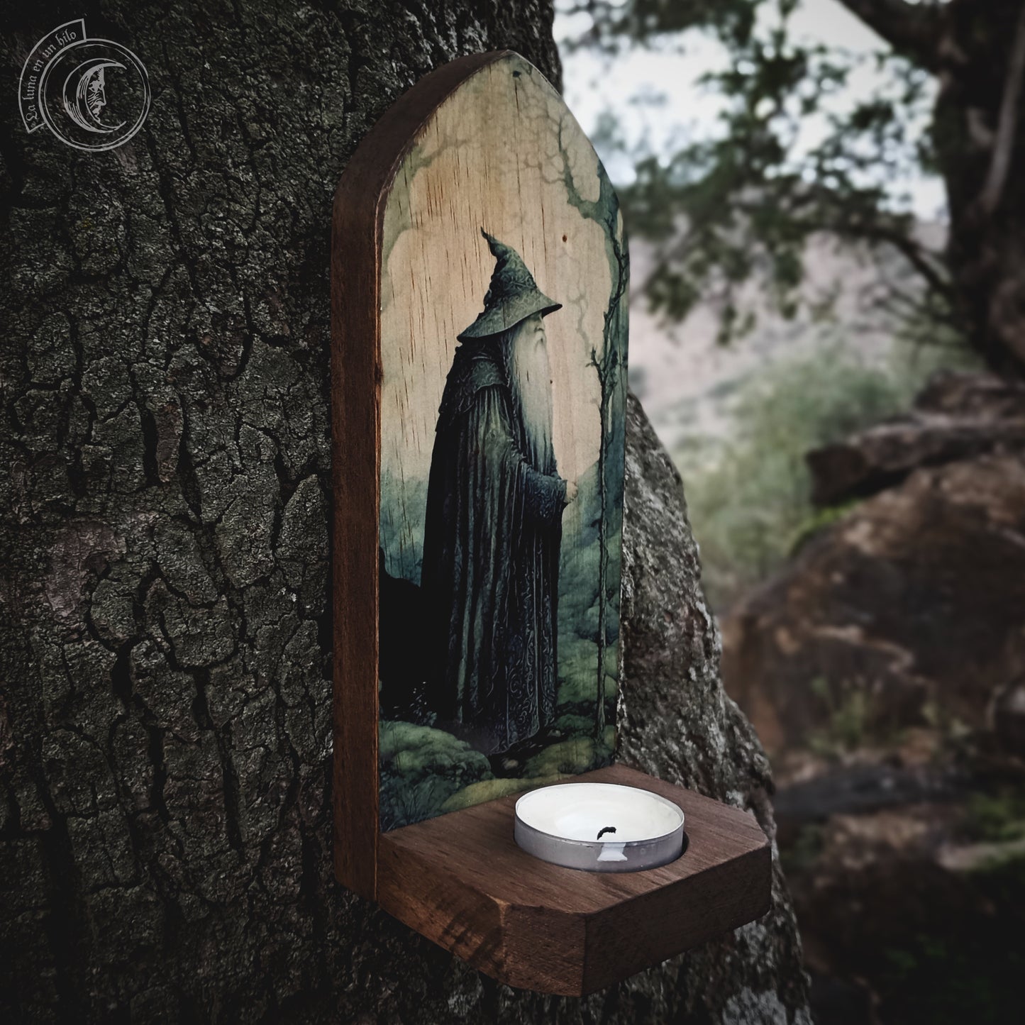 Wizard - Wall Candle Holder -