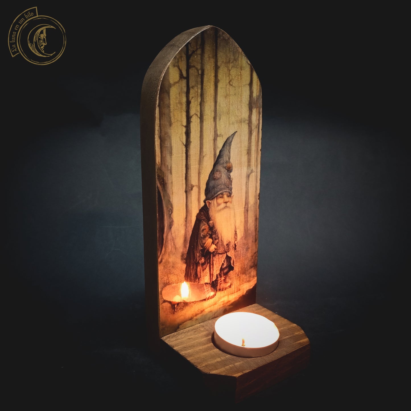 Gnome II - Wall Candle Holder -