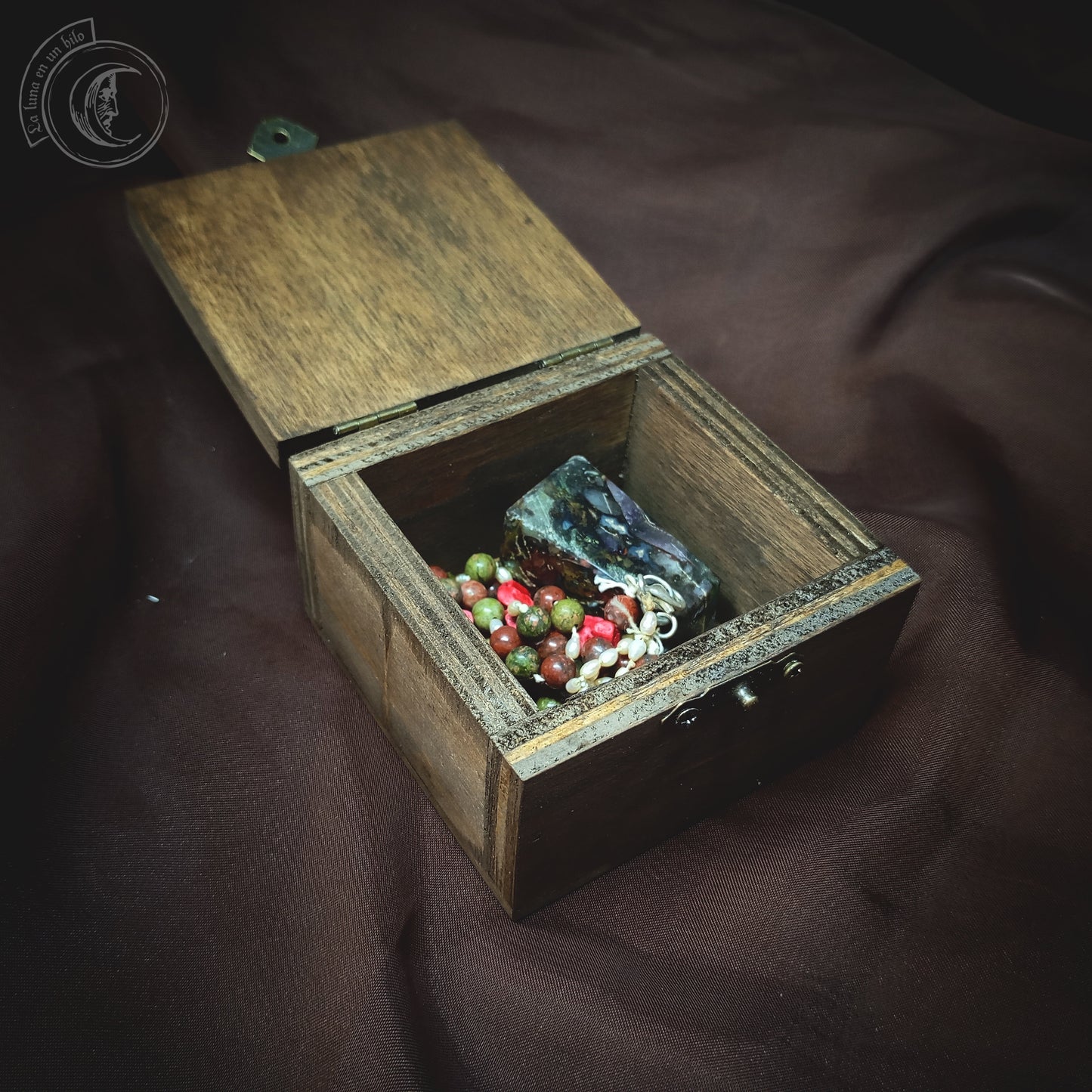 Small Wooden Box - Baphomet -