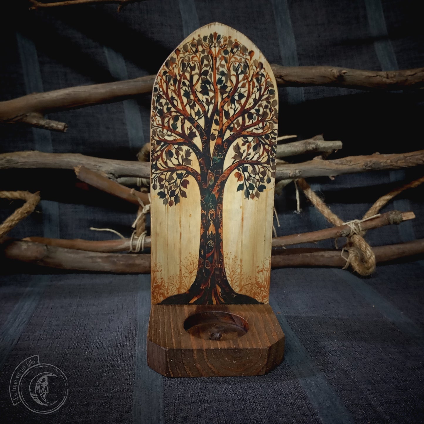Tree of Life - Wall Candle Holder -