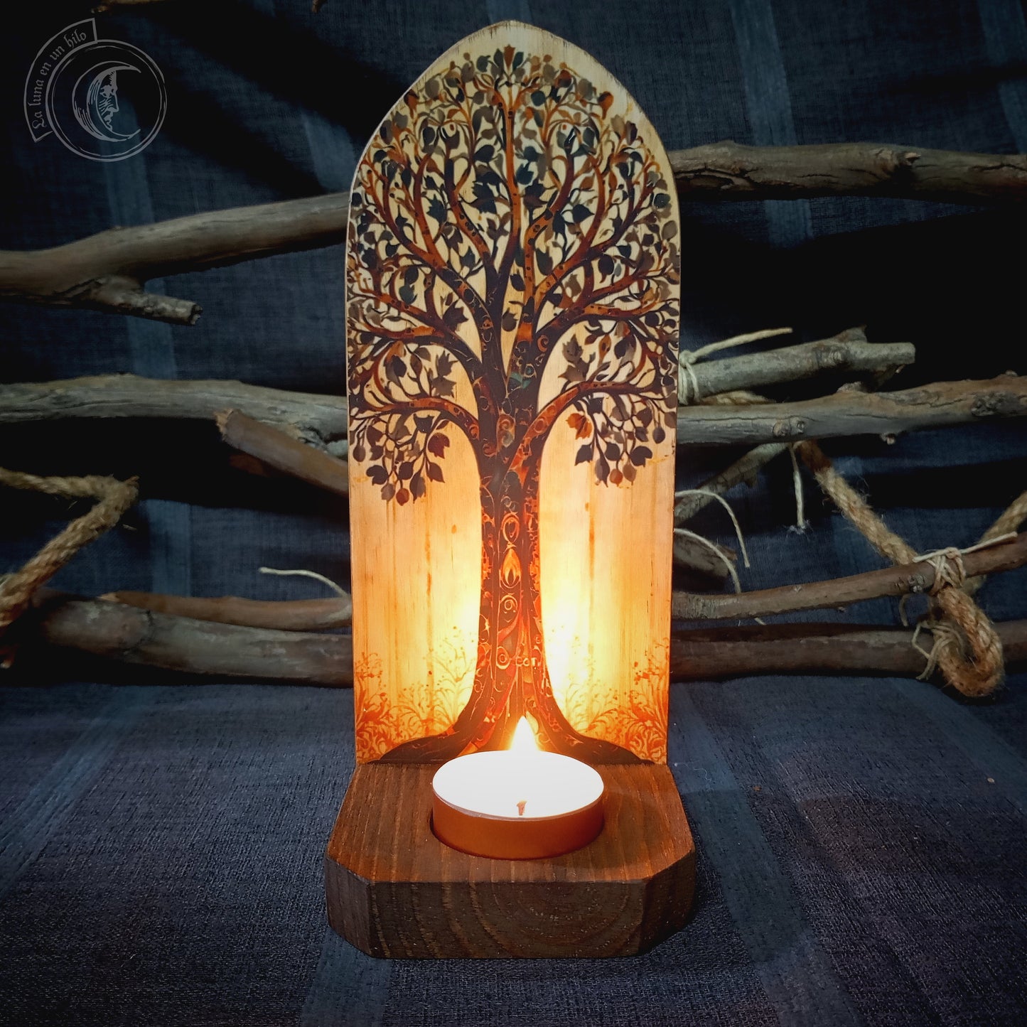 Tree of Life - Wall Candle Holder -