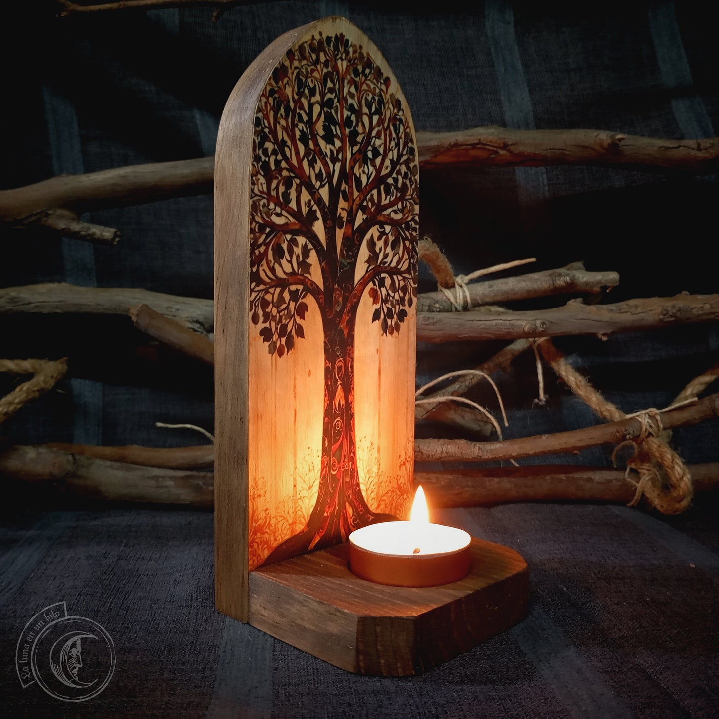 Tree of Life - Wall Candle Holder -