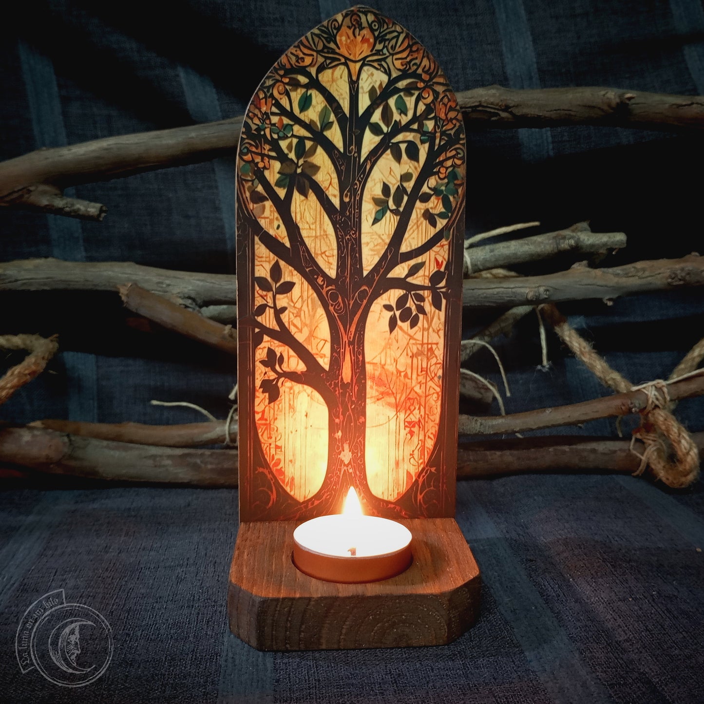 Tree of Life II - Wall Candle Holder -