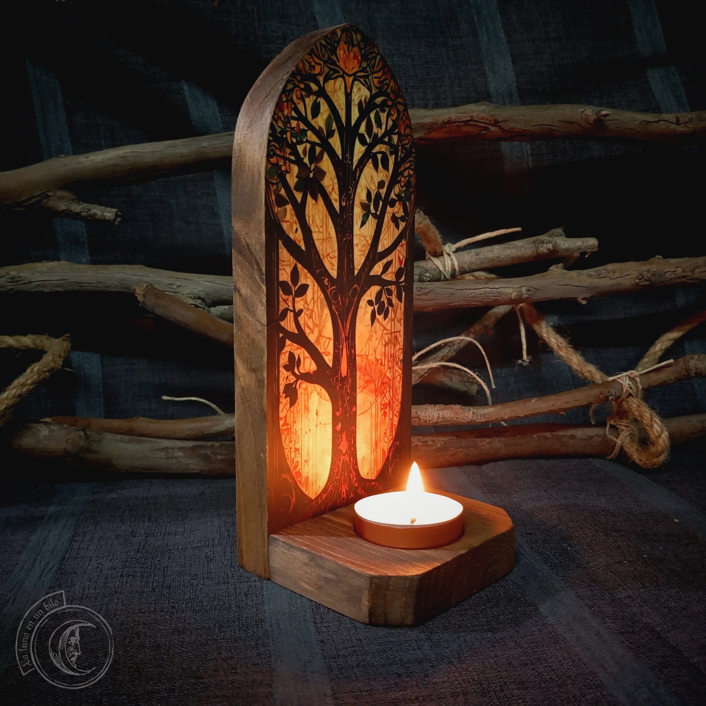 Tree of Life II - Wall Candle Holder -