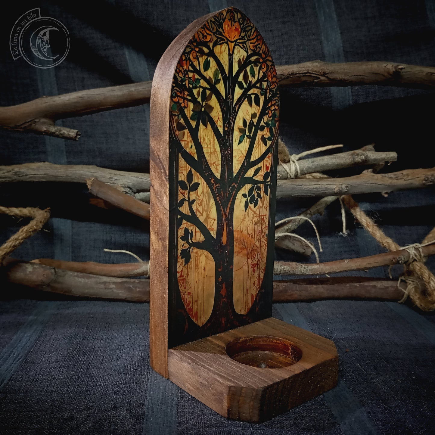 Tree of Life II - Wall Candle Holder -