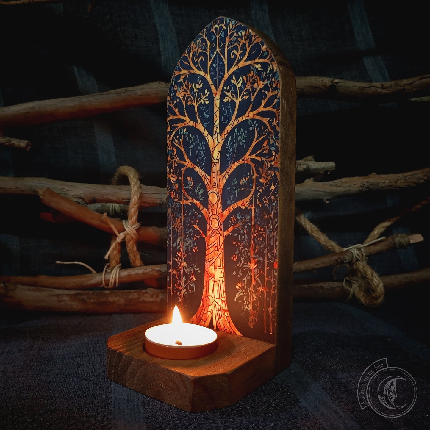 Tree of Life III - Wall Candle Holder -