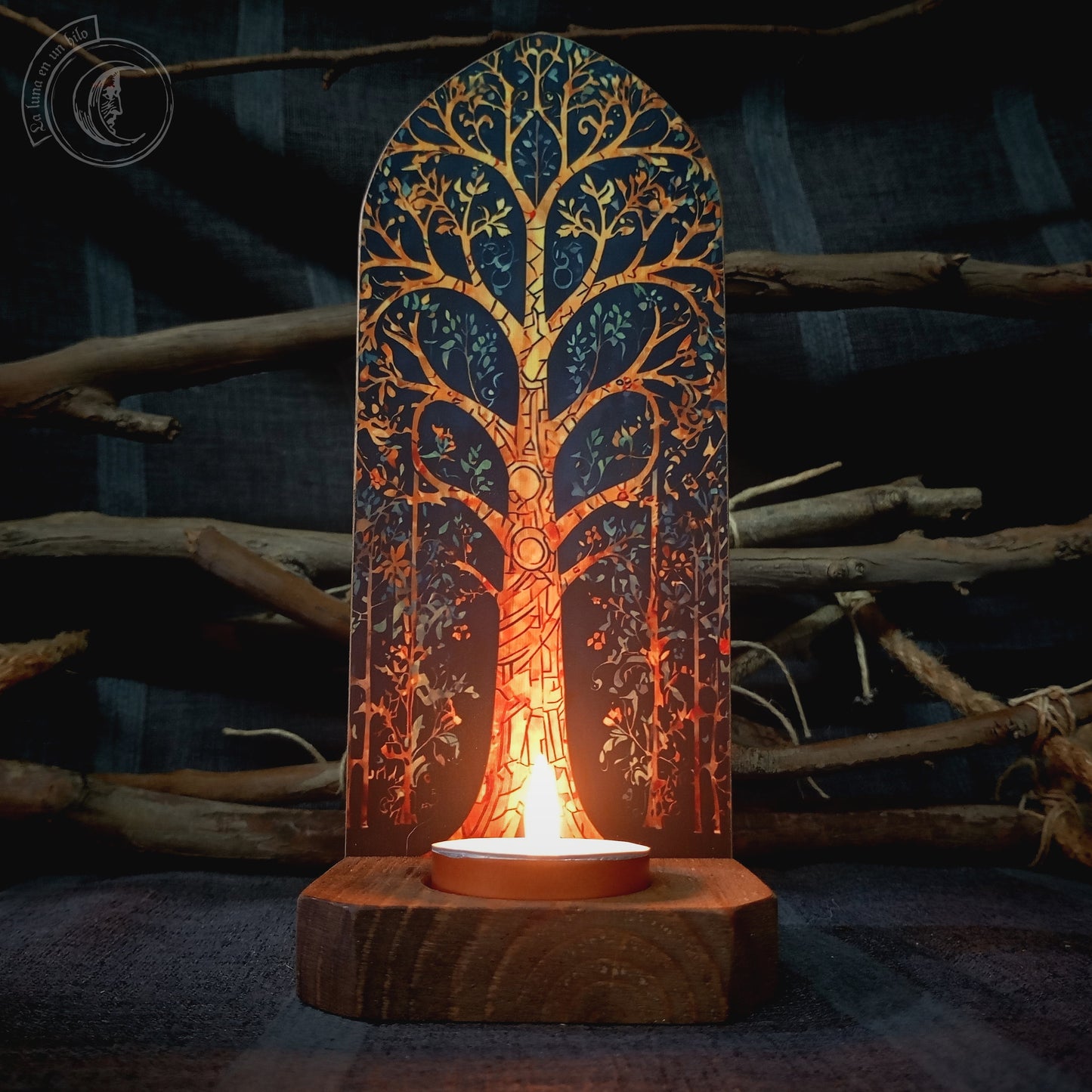 Tree of Life III - Wall Candle Holder -