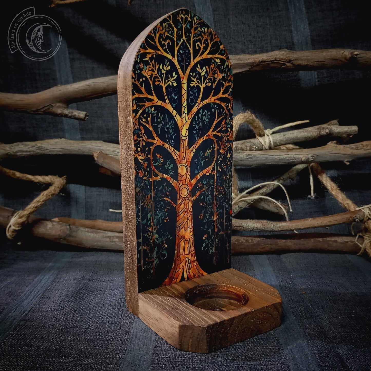 Tree of Life III - Wall Candle Holder -