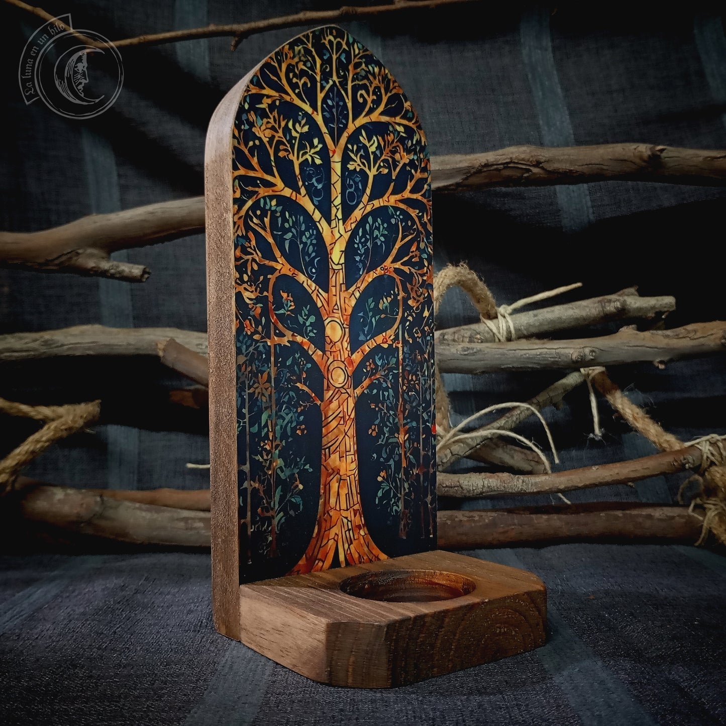 Tree of Life III - Wall Candle Holder -