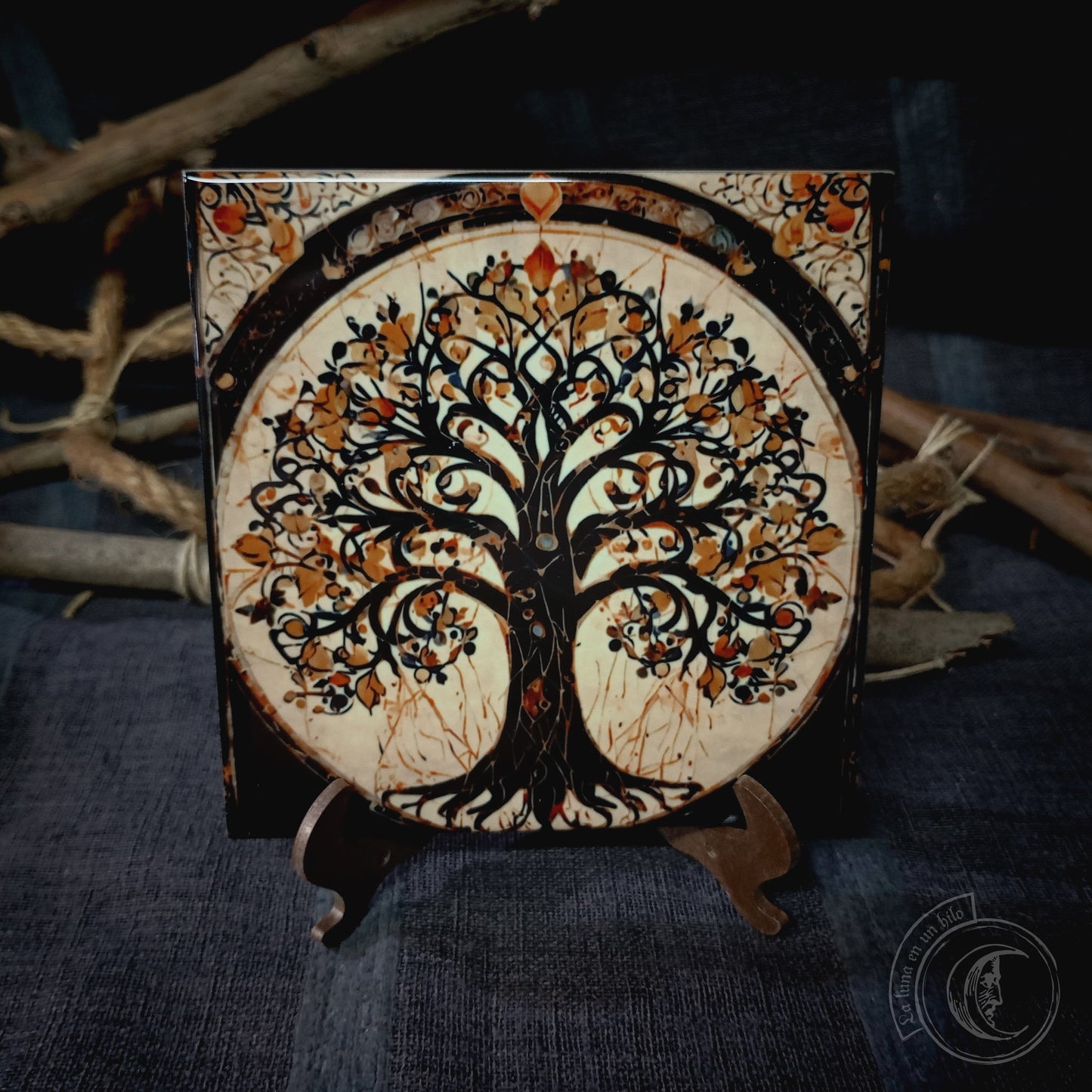 Arbre de vie - Décor en carreaux de céramique -