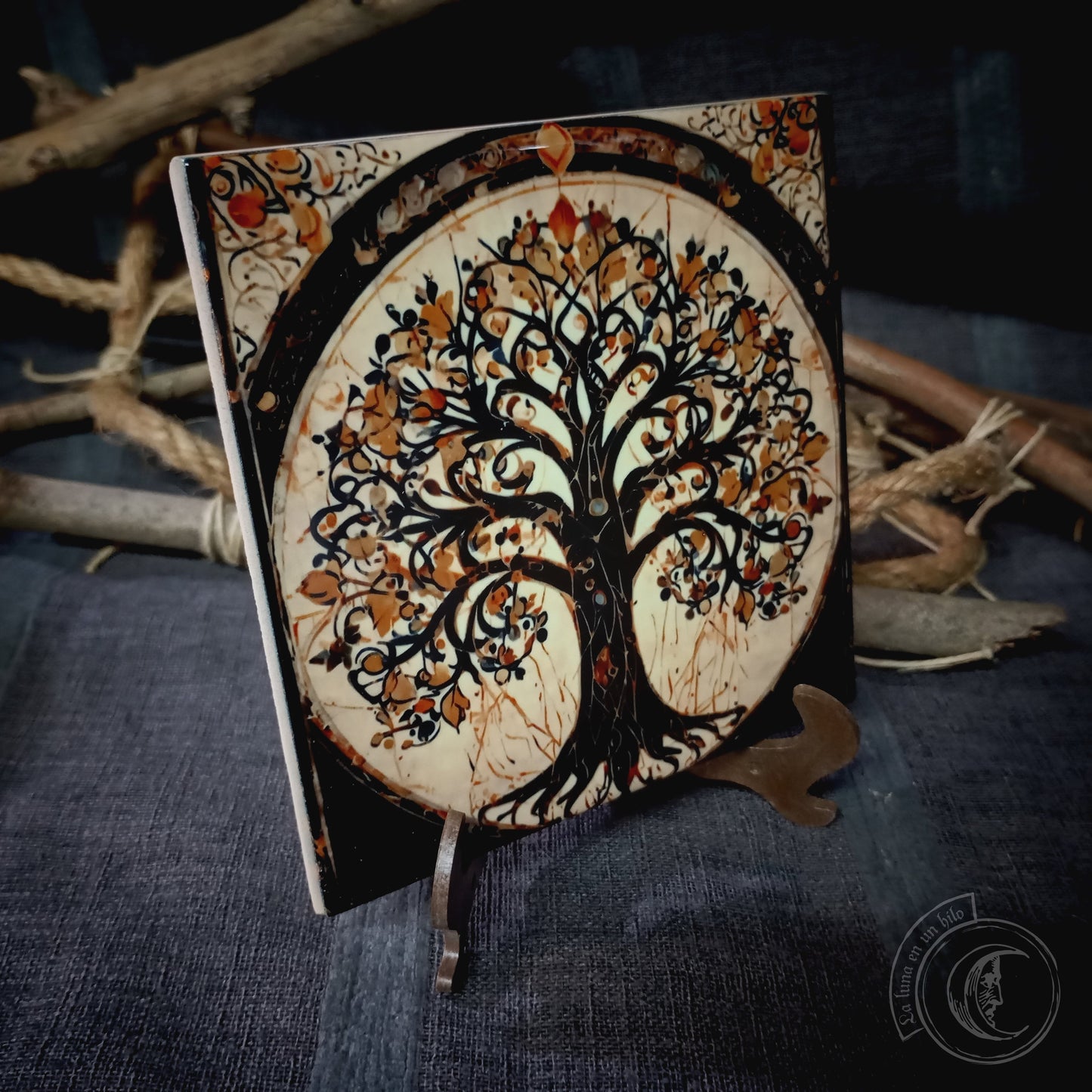 Arbre de vie - Décor en carreaux de céramique -
