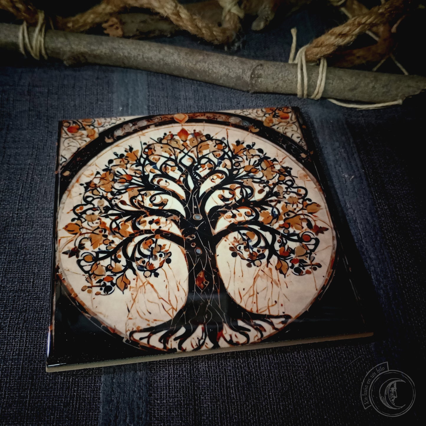 Arbre de vie - Décor en carreaux de céramique -