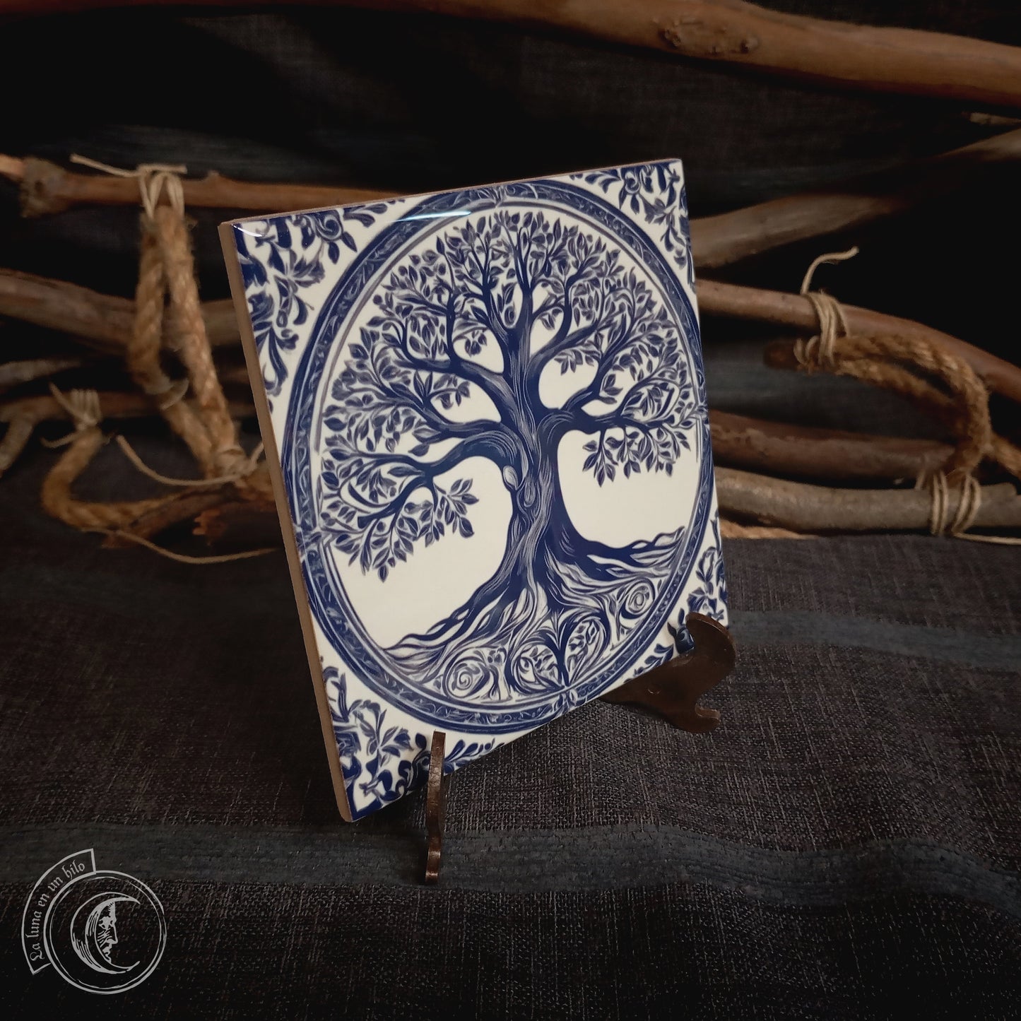 Arbre de vie - Décor en carreaux de céramique -