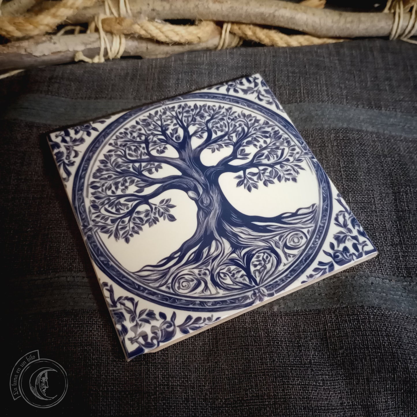 Arbre de vie - Décor en carreaux de céramique -