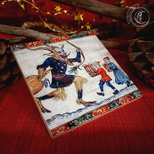 Krampus - Decorazione in piastrelle di ceramica -