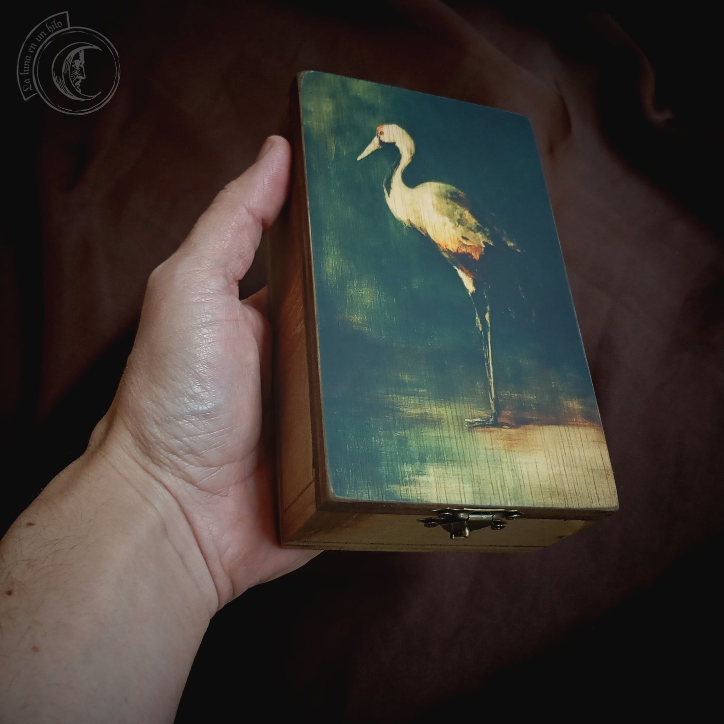 Caja de Tarot, Joyero - Grulla -