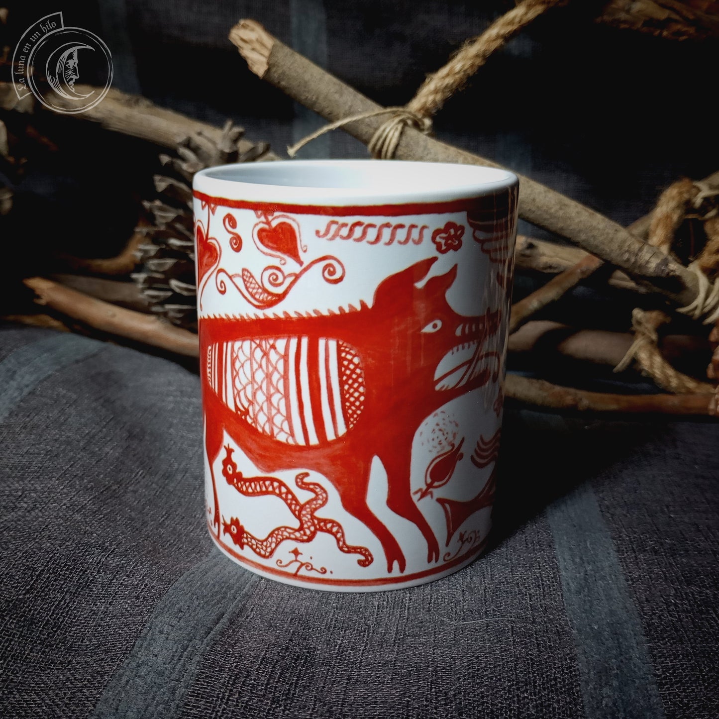 Ceramic mug 11 oz - Celtiberian Boar -
