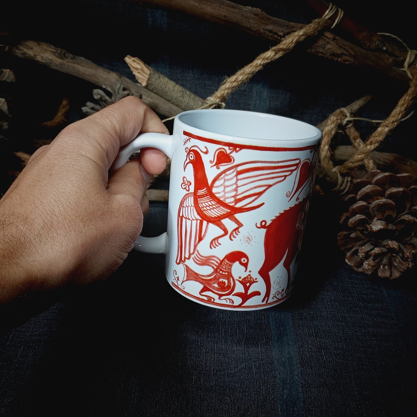 Ceramic mug 11 oz - Celtiberian Boar -